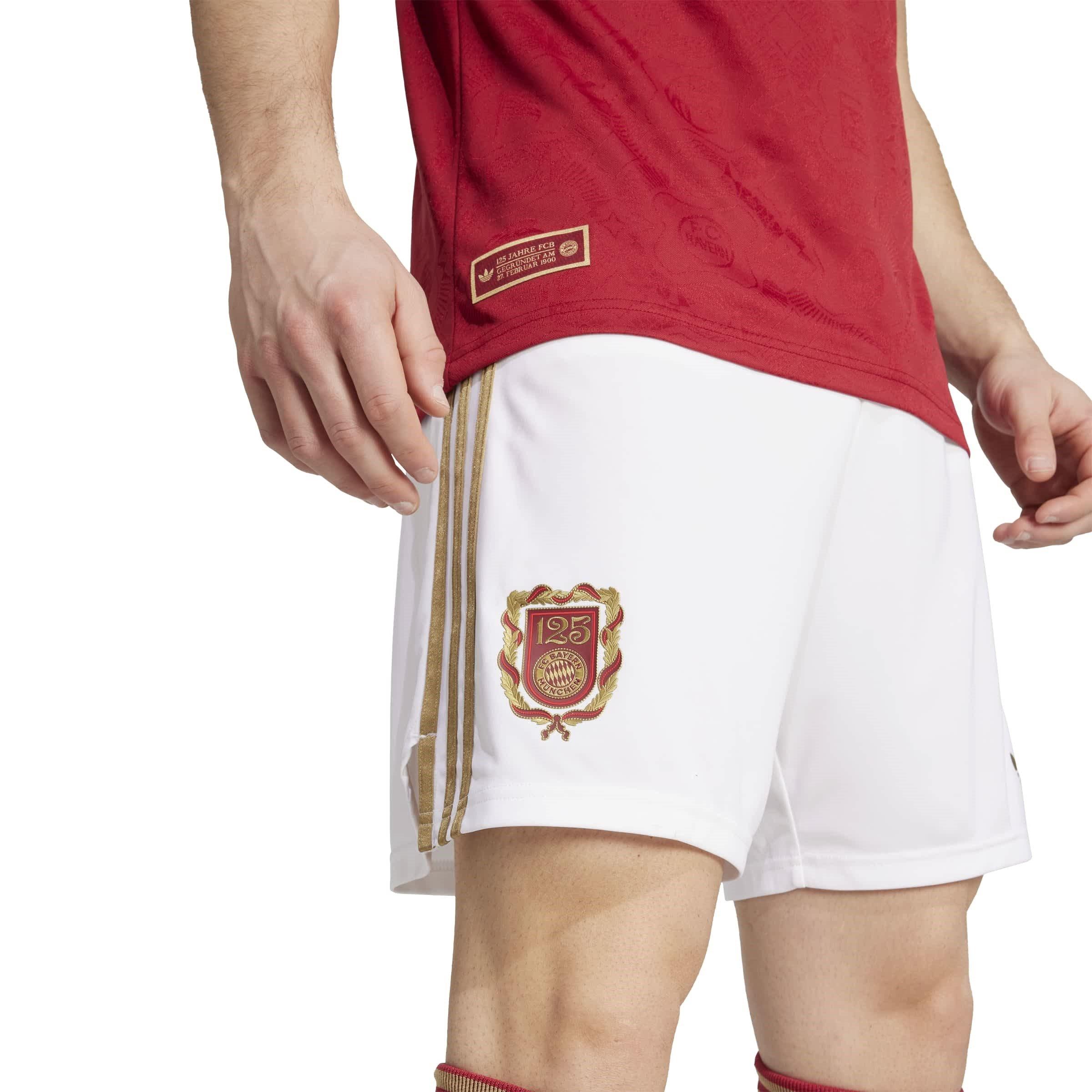 White - adidas - Bayern Munich Anniversary Shorts Adults - 4