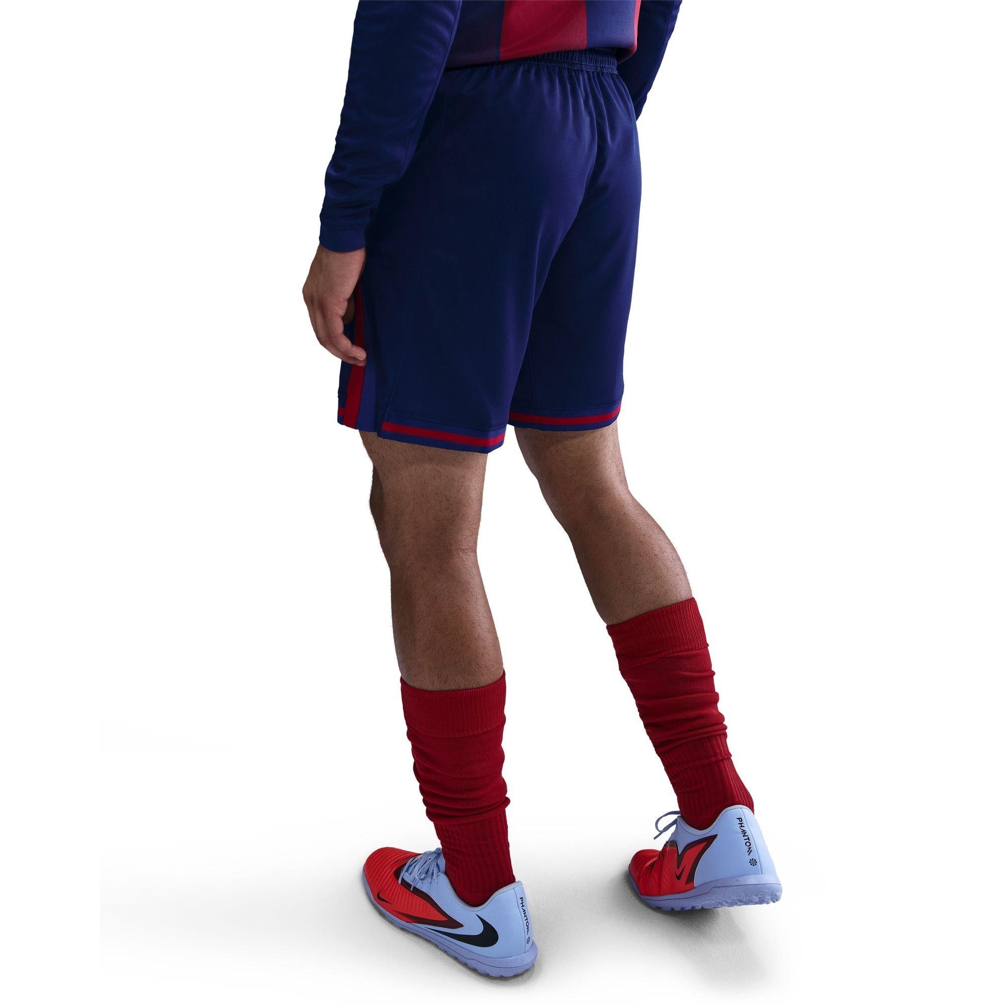Blue/Red - Nike - Barcelona Home Shorts 2025 2026 Mens - 2