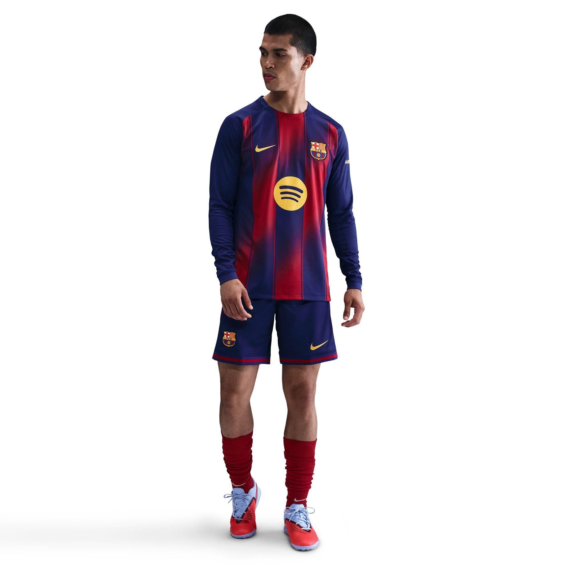 Blue/Red - Nike - Barcelona Home Shorts 2025 2026 Mens - 3