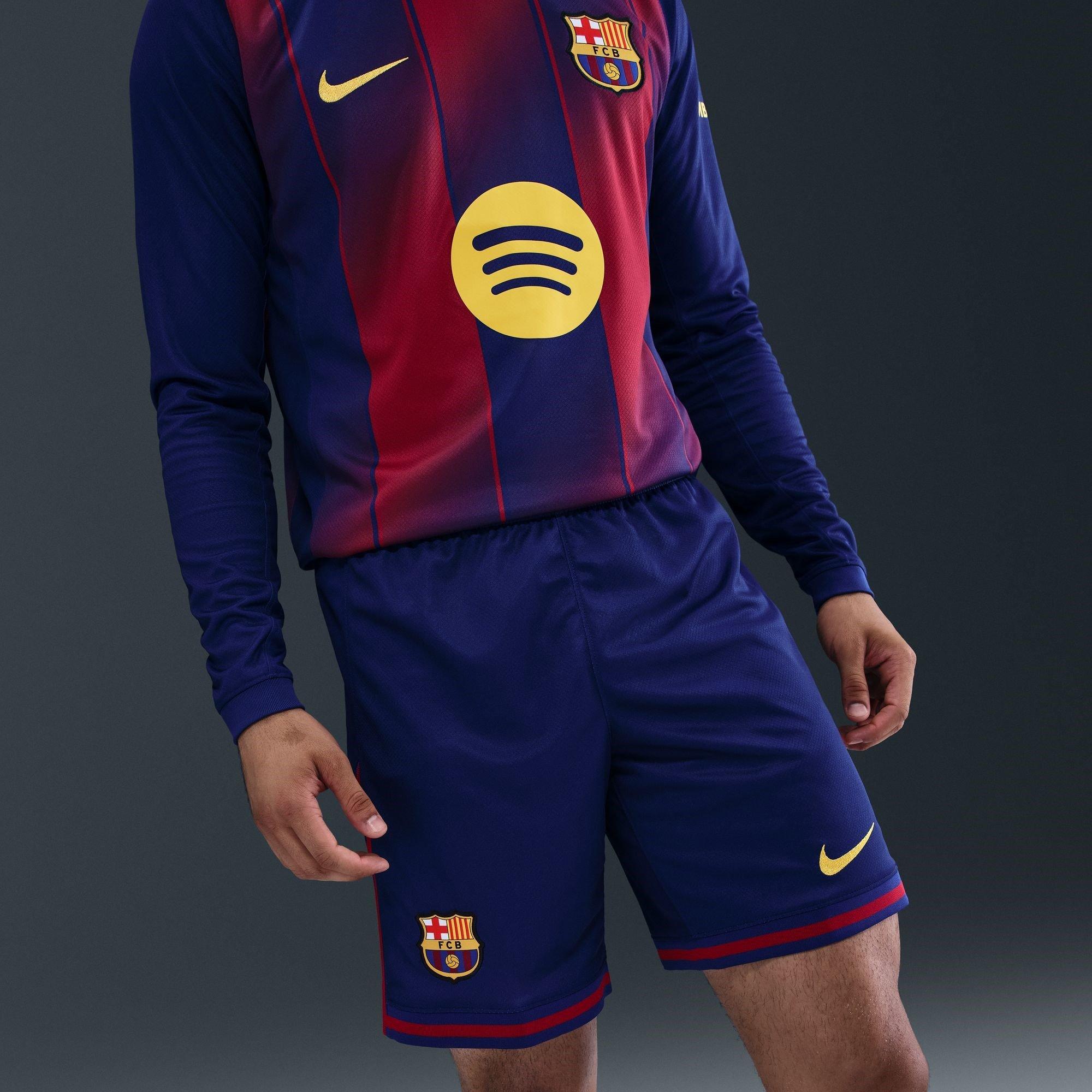 Blue/Red - Nike - Barcelona Home Shorts 2025 2026 Mens - 6