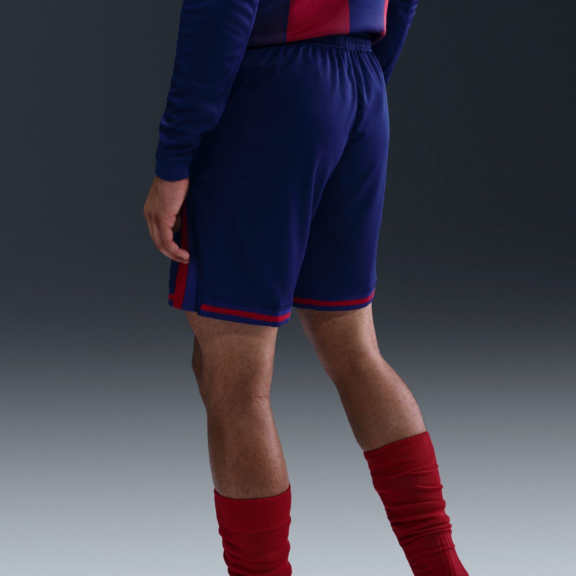 Blue/Red - Nike - Barcelona Home Shorts 2025 2026 Mens - 9
