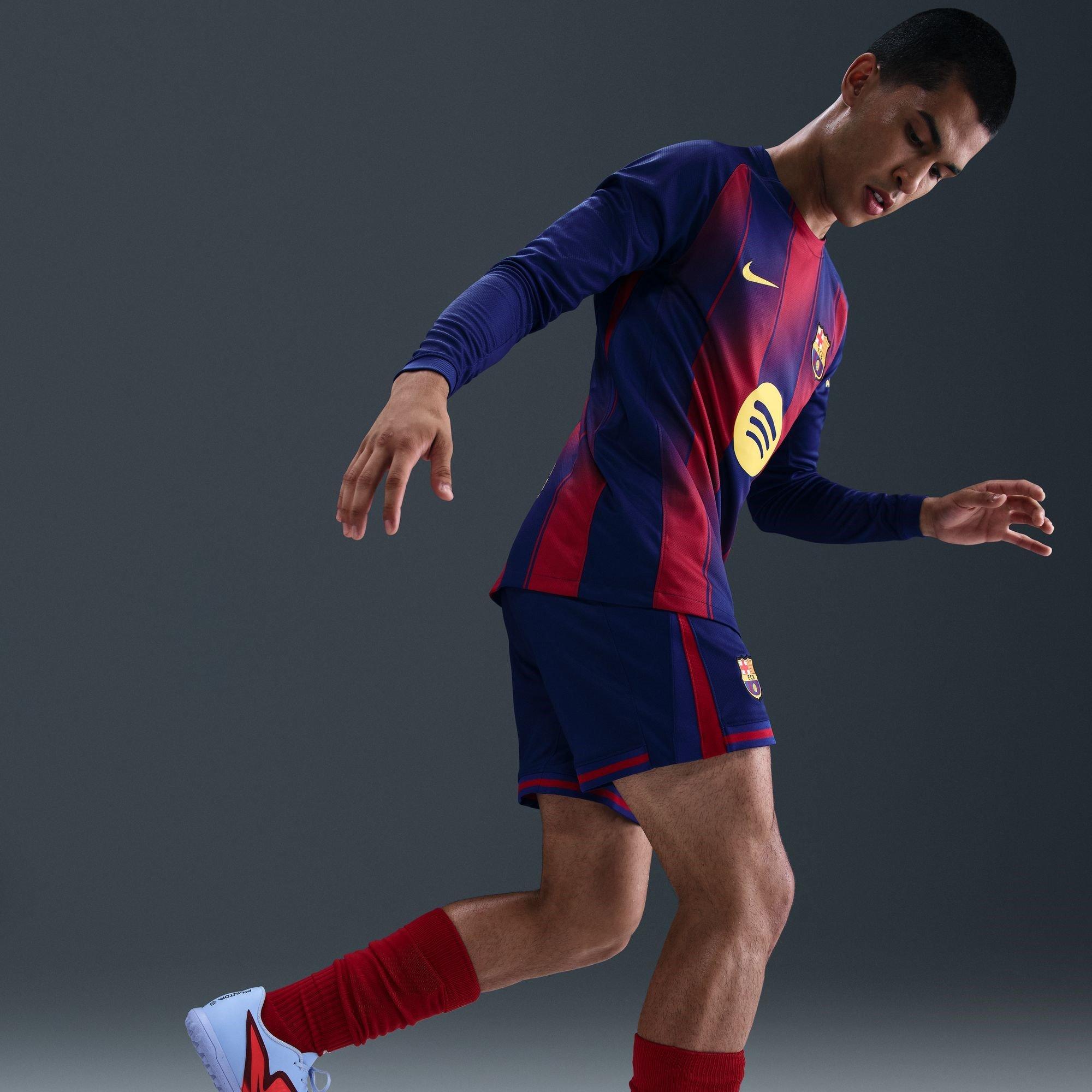 Blue/Red - Nike - Barcelona Home Shorts 2025 2026 Mens - 10