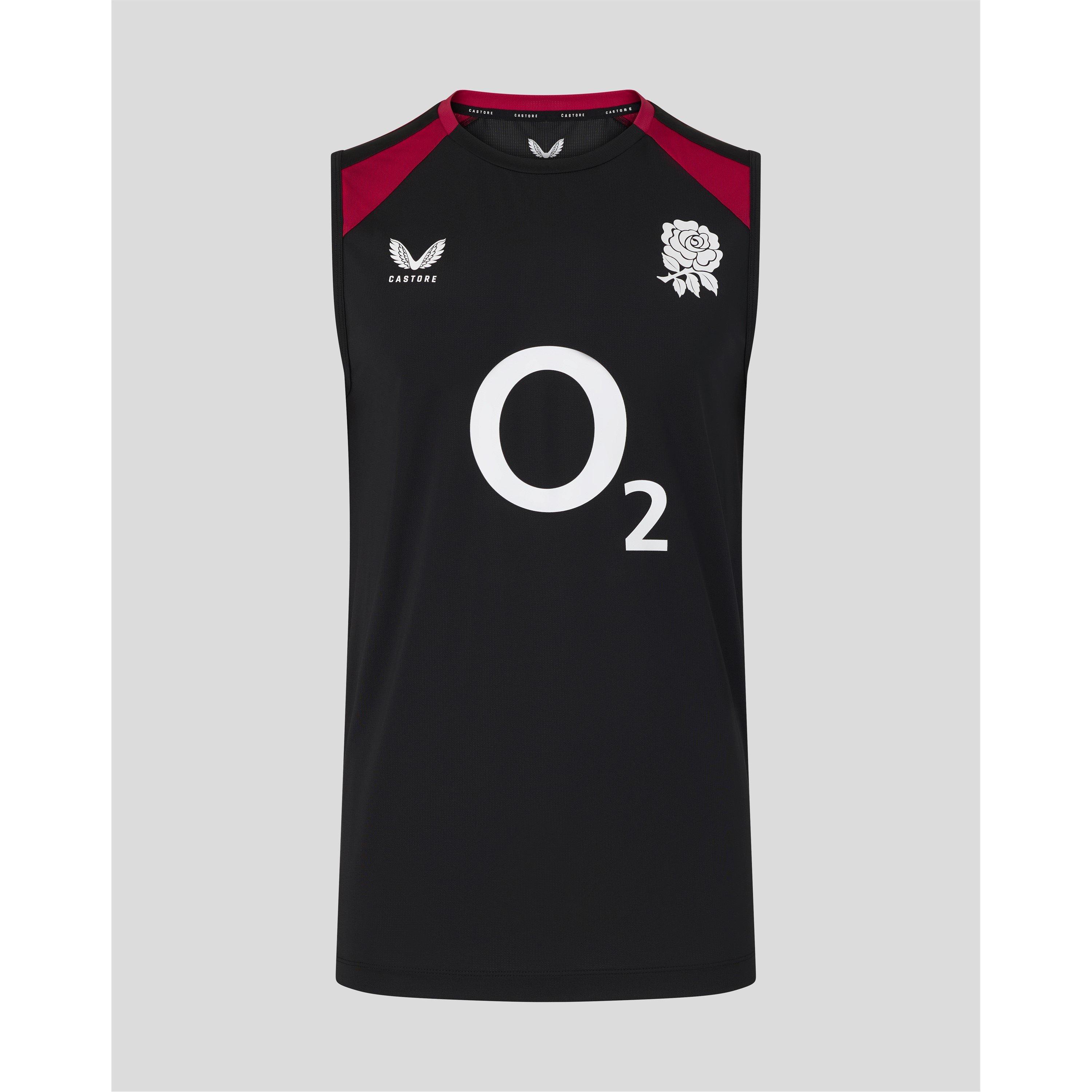Black/Persian - Castore - Mens England Rugby 2026 Training Vest - 1