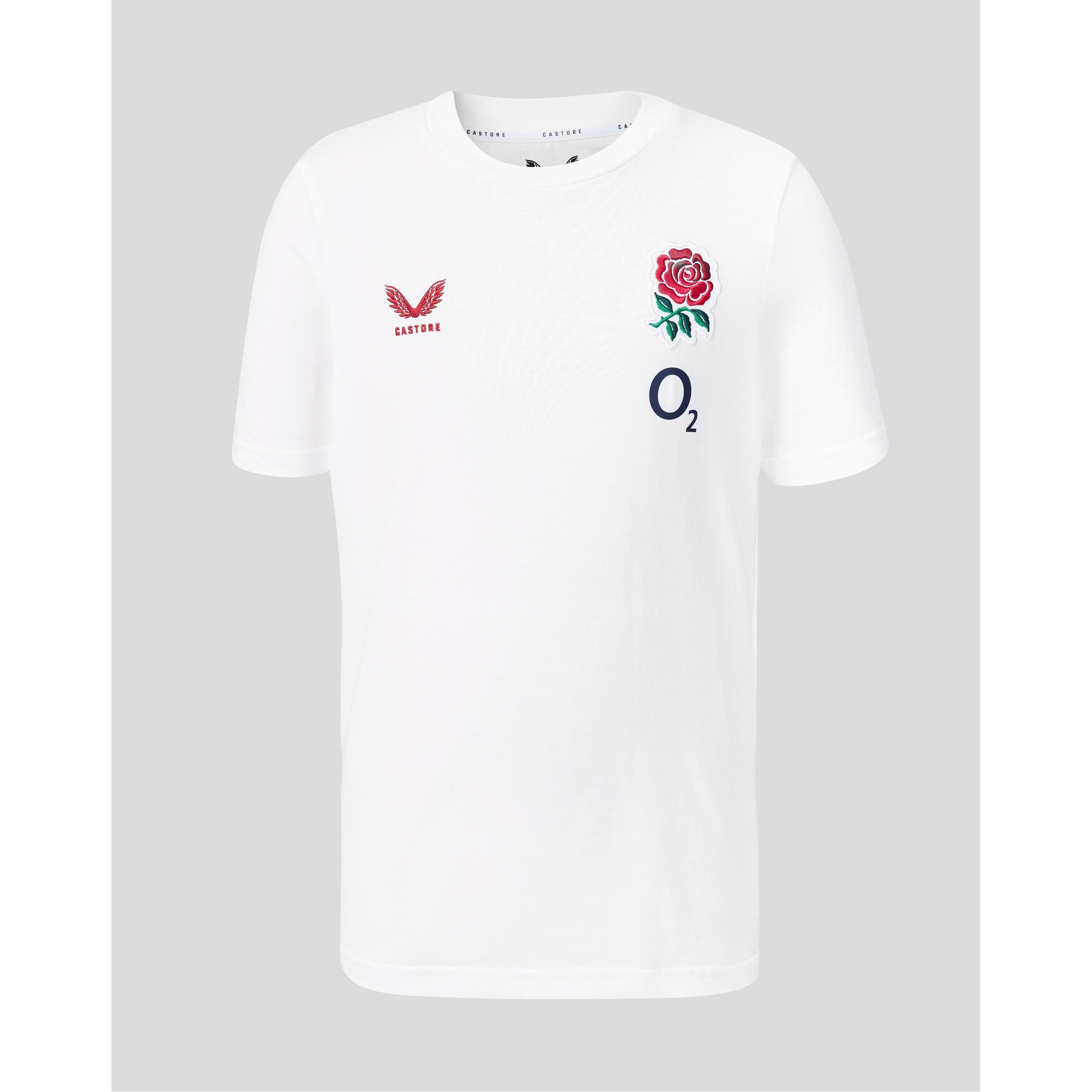 Mens England Rugby 2026 Short Sleeve Performance T-Shirt