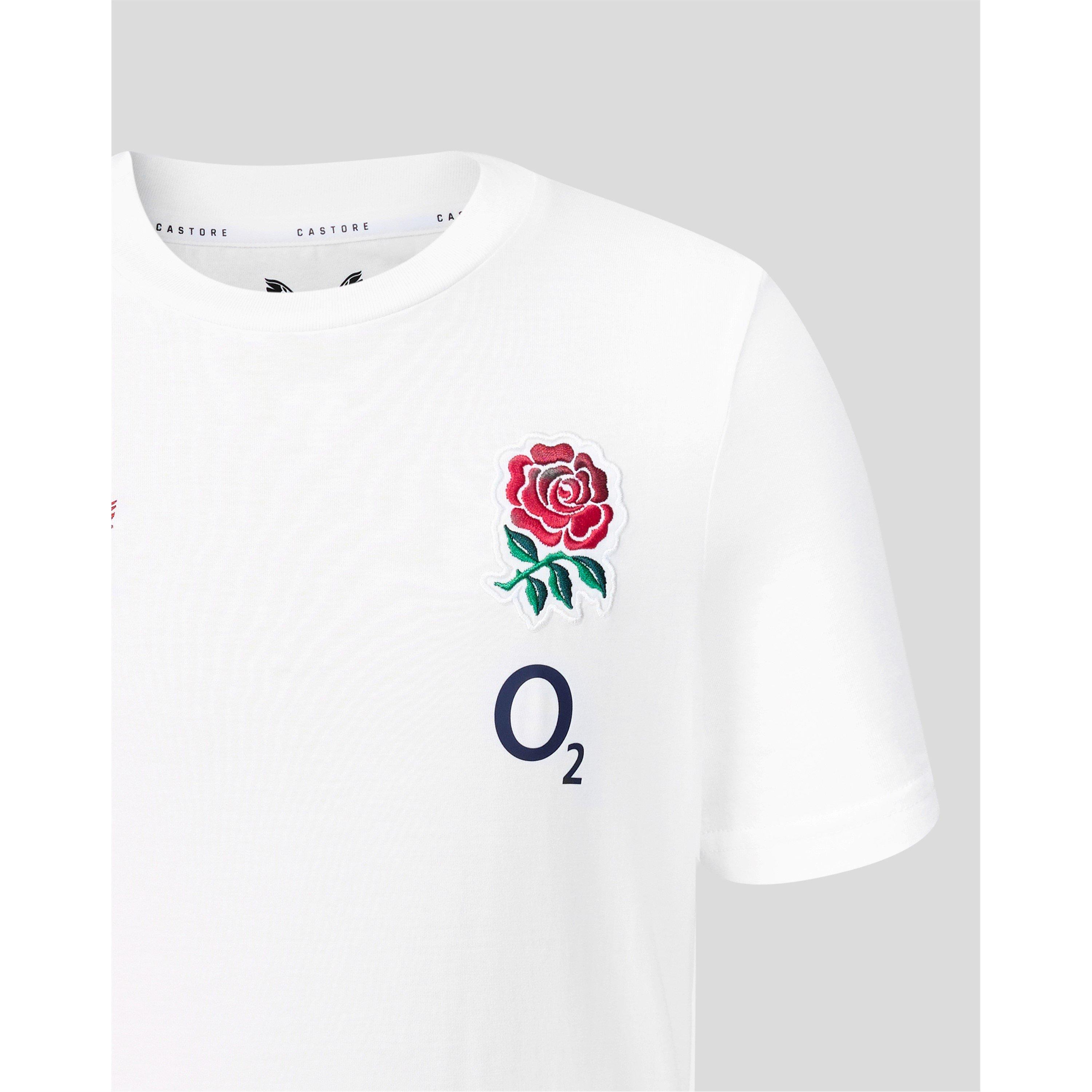 Classic White - Castore - Mens England Rugby 2026 Short Sleeve Performance T-Shirt - 3