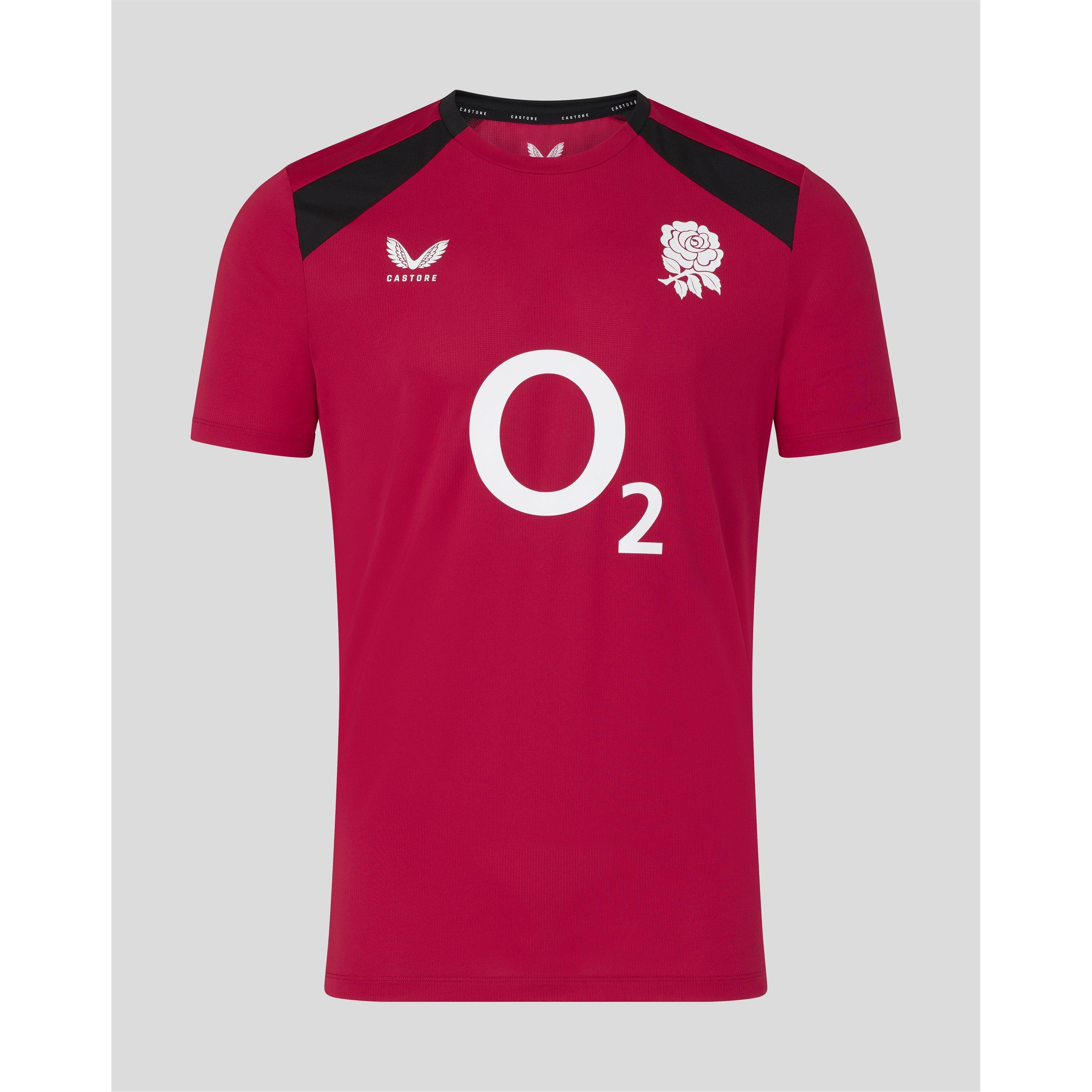 Mens England Rugby 2026 Short Sleeve Performance T-Shirt