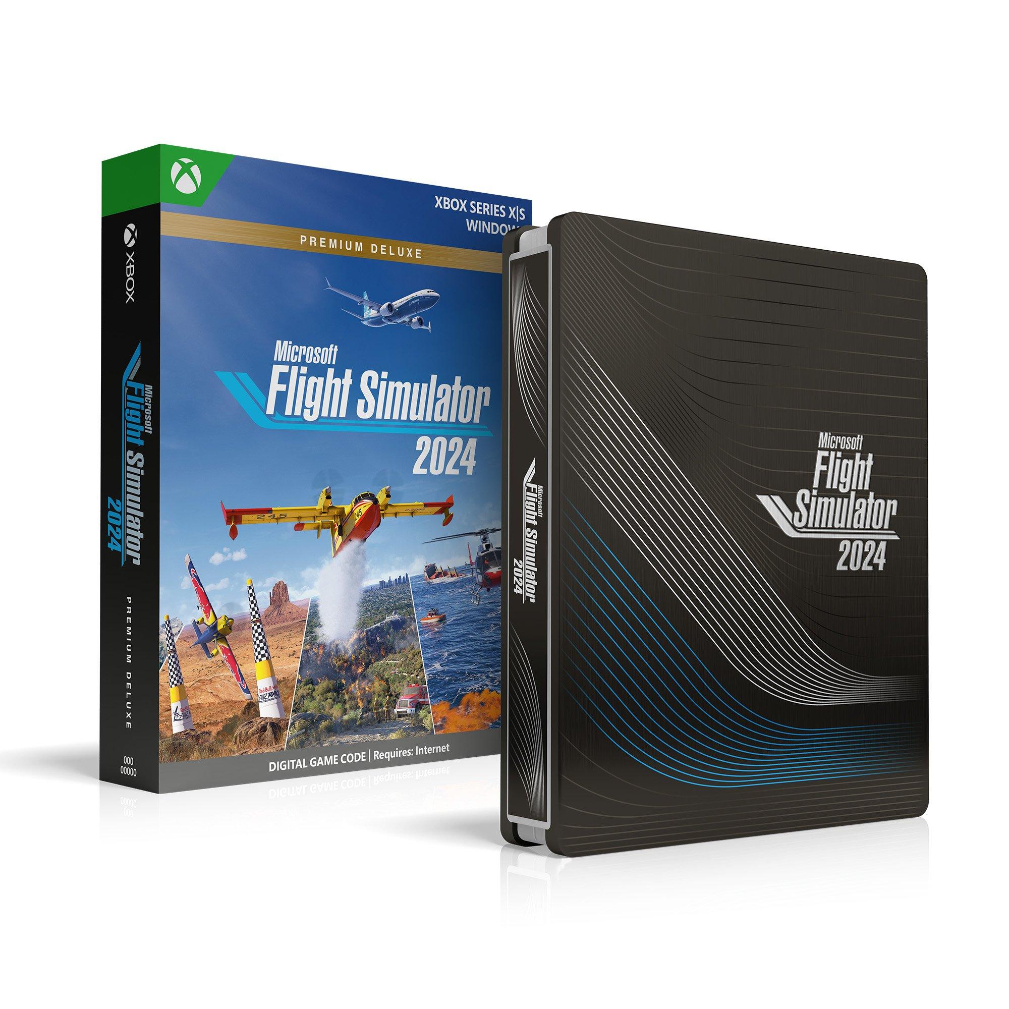 Xbox-serien - Microsoft - Flight Simulator 2024 – Premium Deluxe SteelBook® Edition - 1