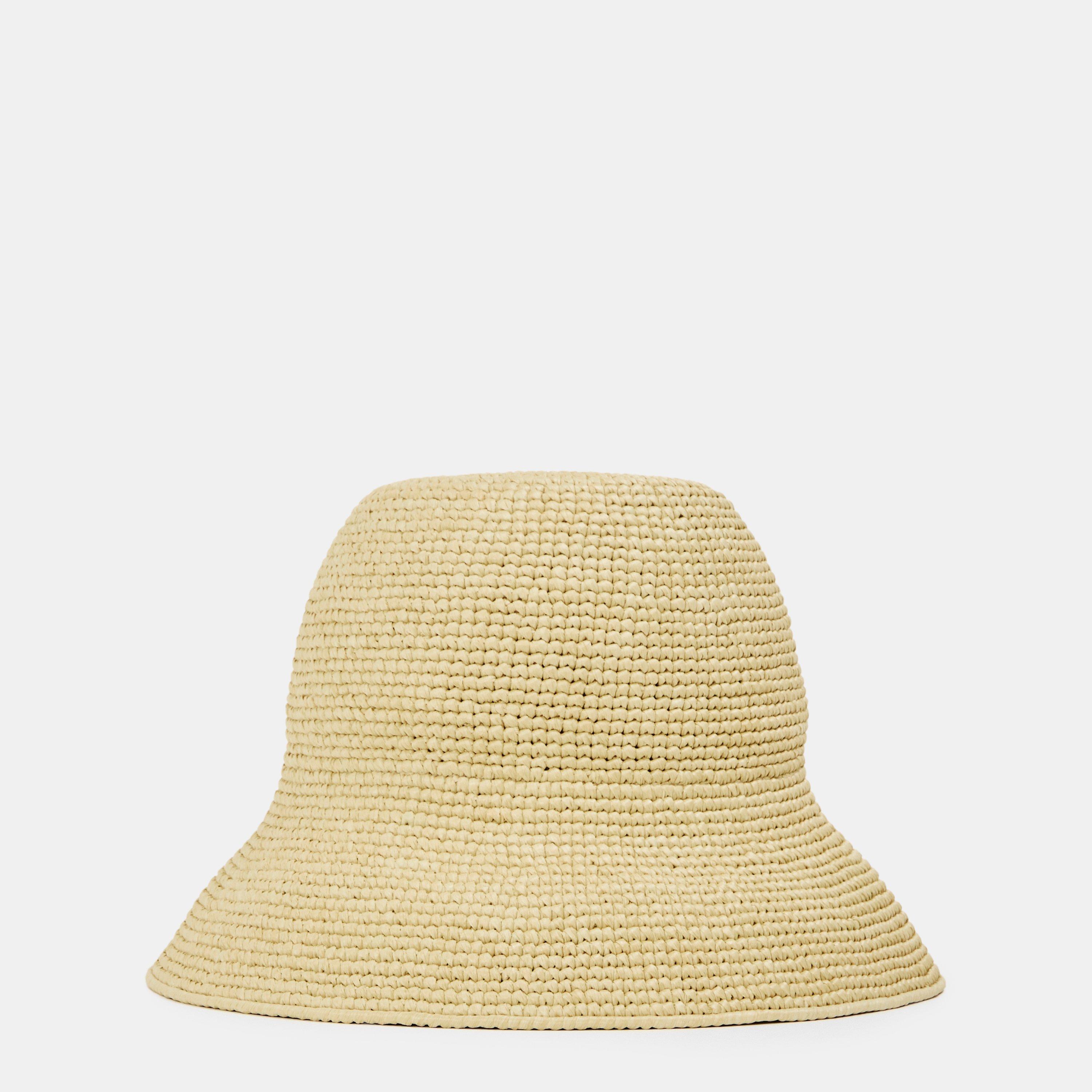 Naturale - Prada - Women's Crochet Logo Floppy Hat - 2