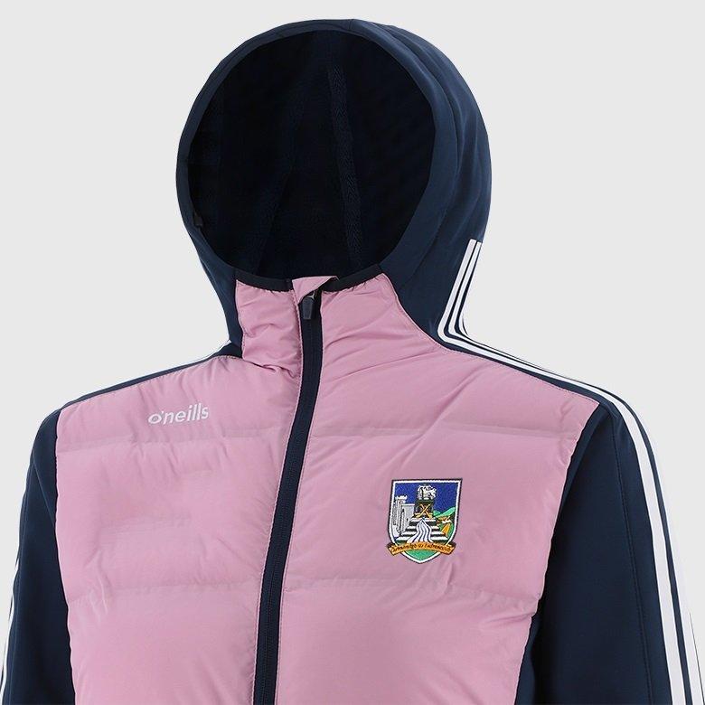 PNK/MNE/WHI - ONeills - Limerick Hydra Padded Hoodie Jacket Girls - 2