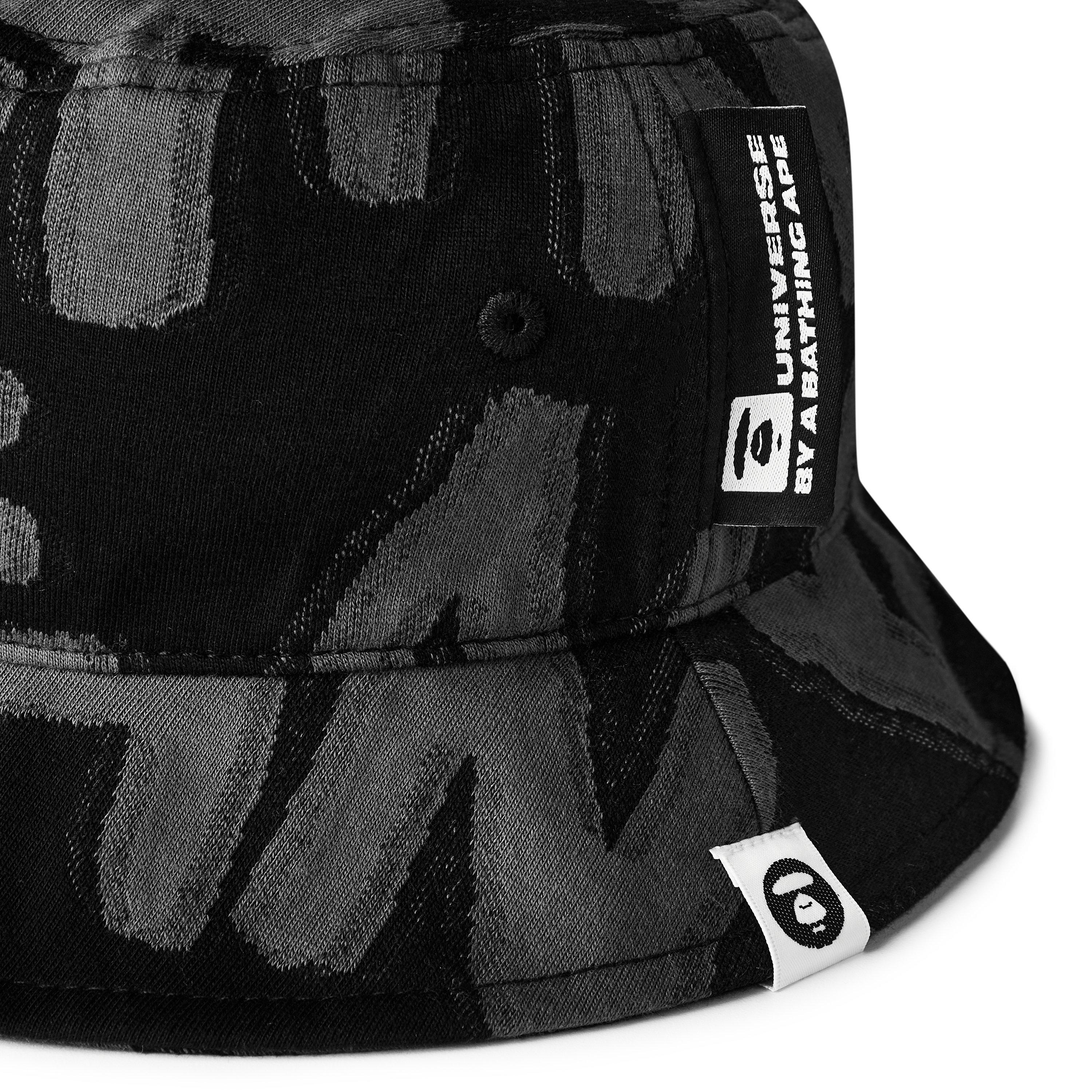 Black - AAPE - Men's All Over Print Bucket Hat - 4