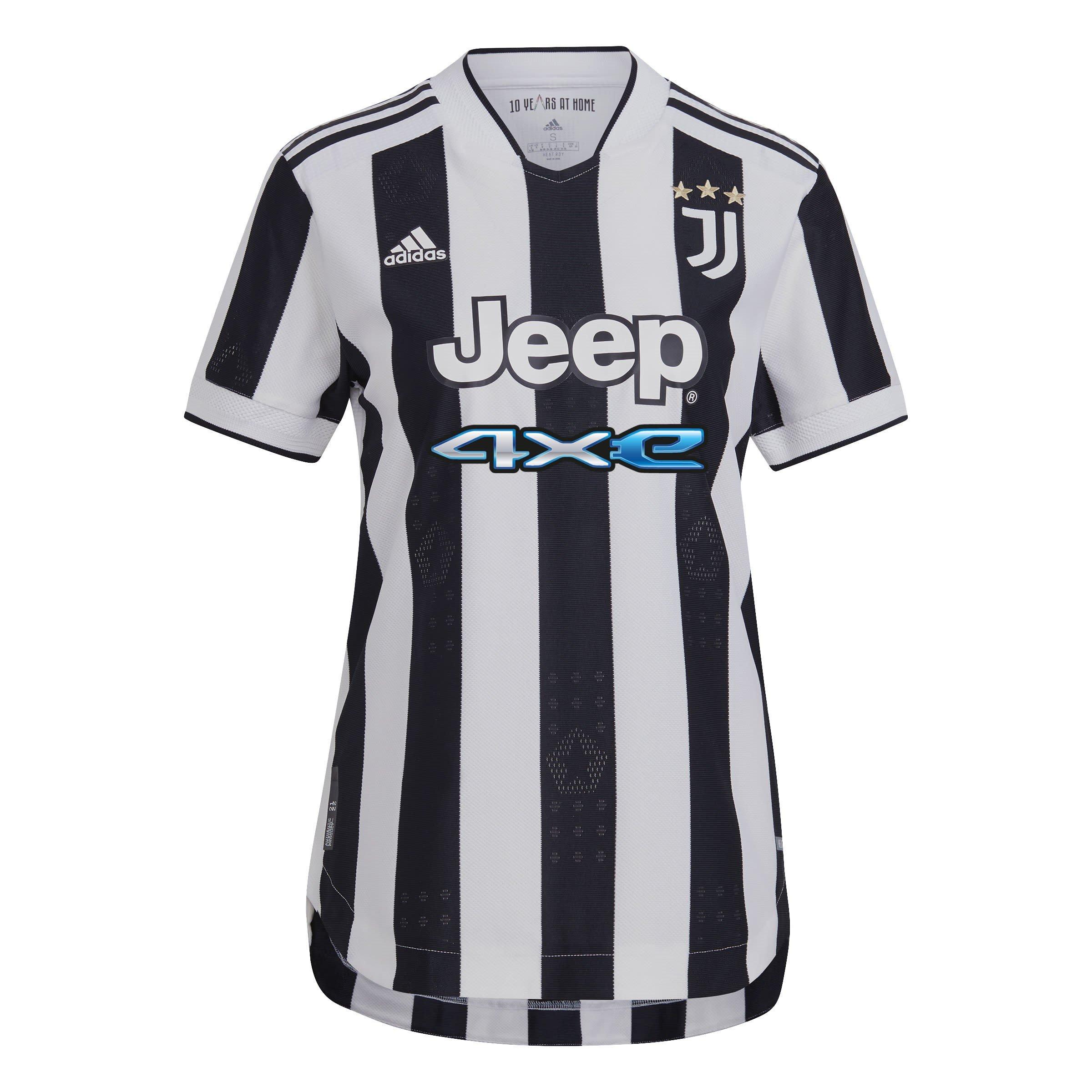 Adidas Women's Juventus Authentic Home Shirt 2021 2022 - White - 12 (M)