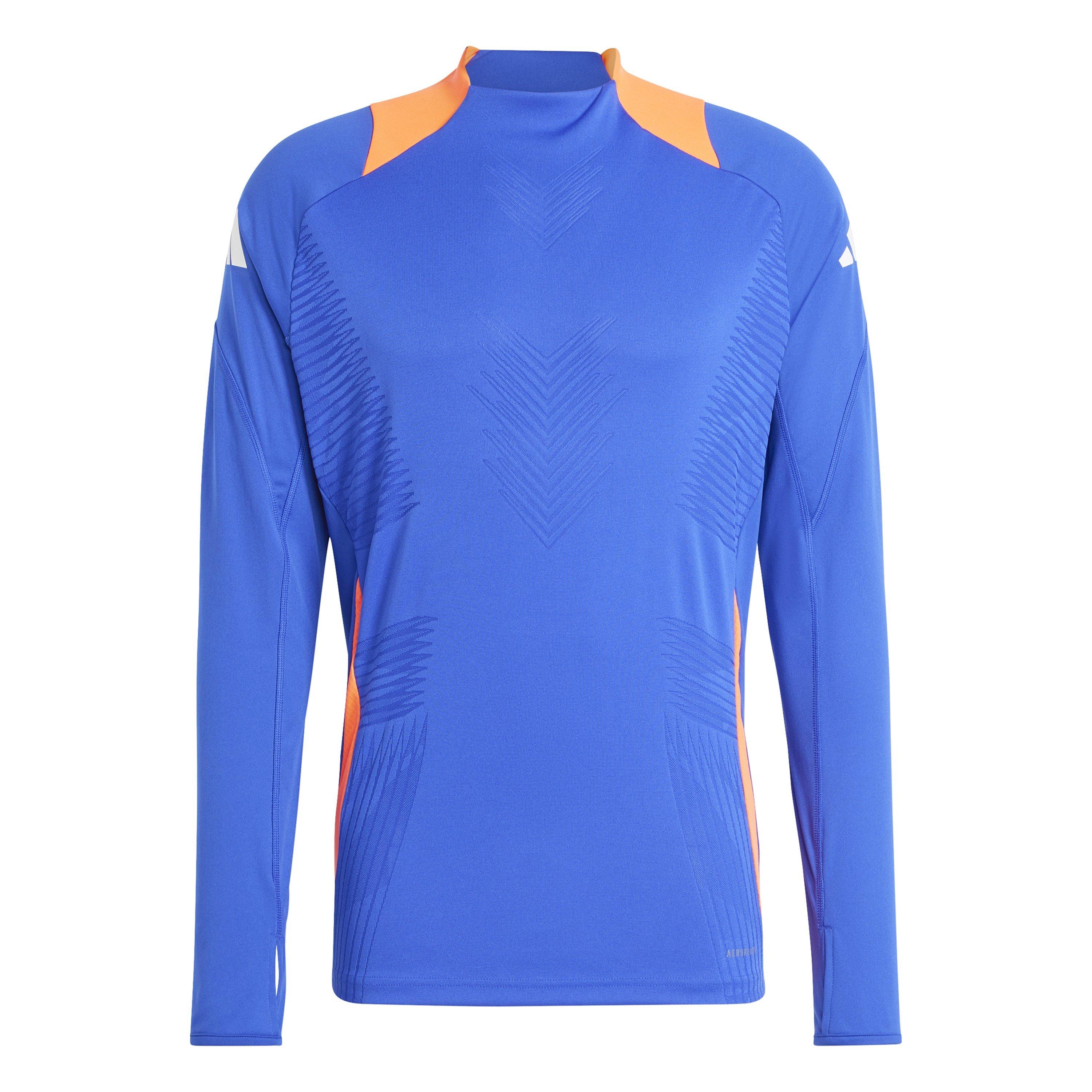Blue - adidas - Men's Tiro24 Trainer Long Sleeve T-Shirt - 1