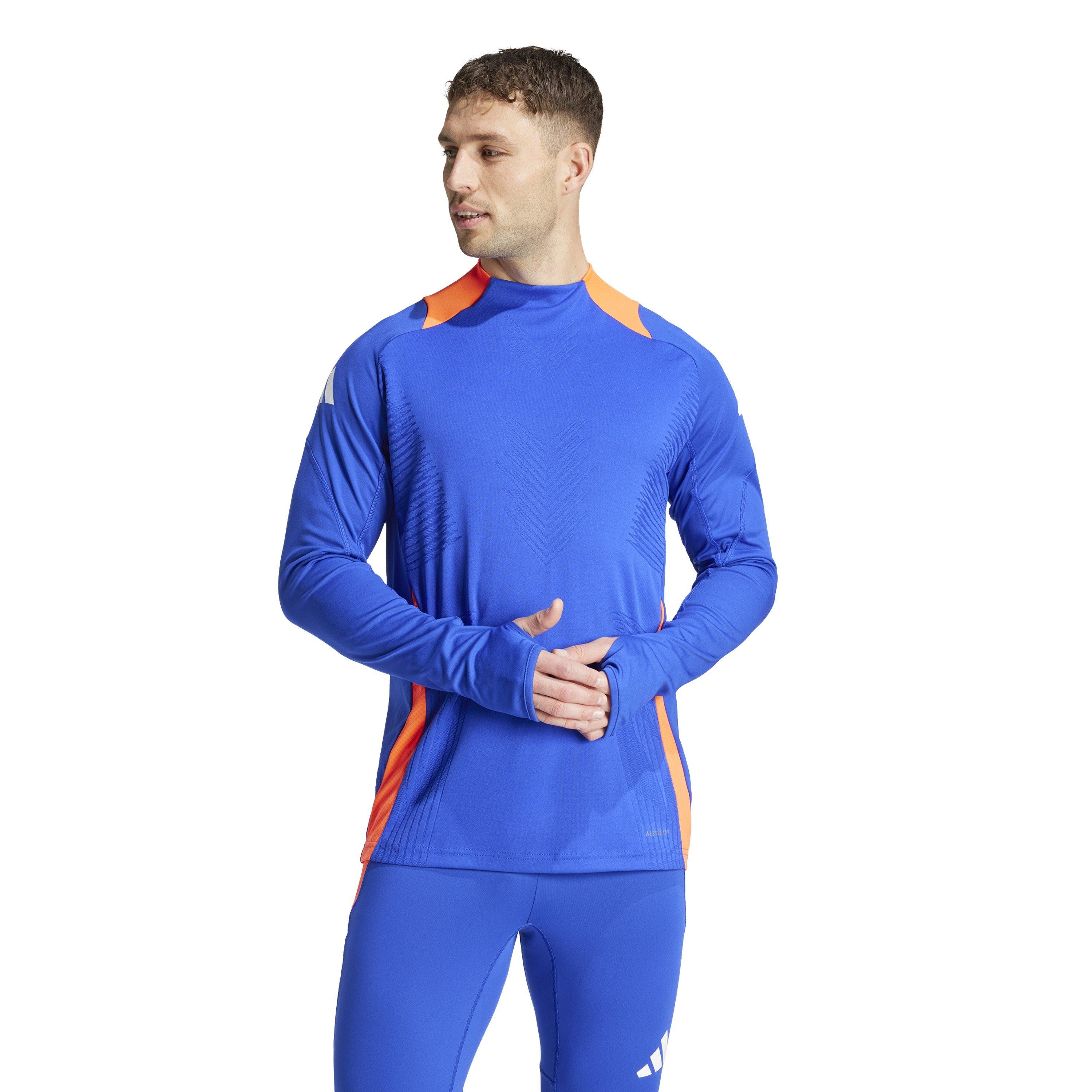 Blauw - adidas - Tiro24 P Tr Top T-Shirt Mens - 2