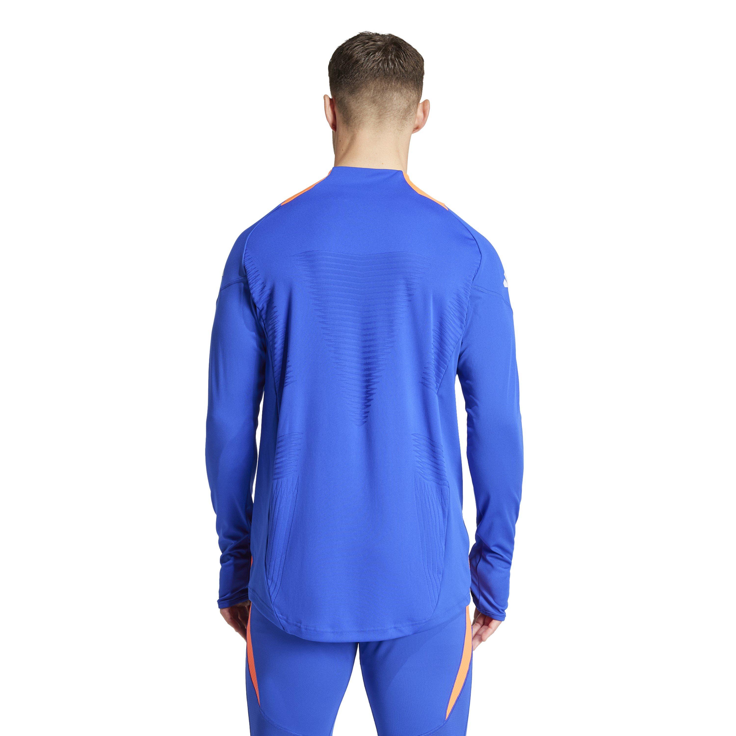 Blauw - adidas - Tiro24 P Tr Top T-Shirt Mens - 3