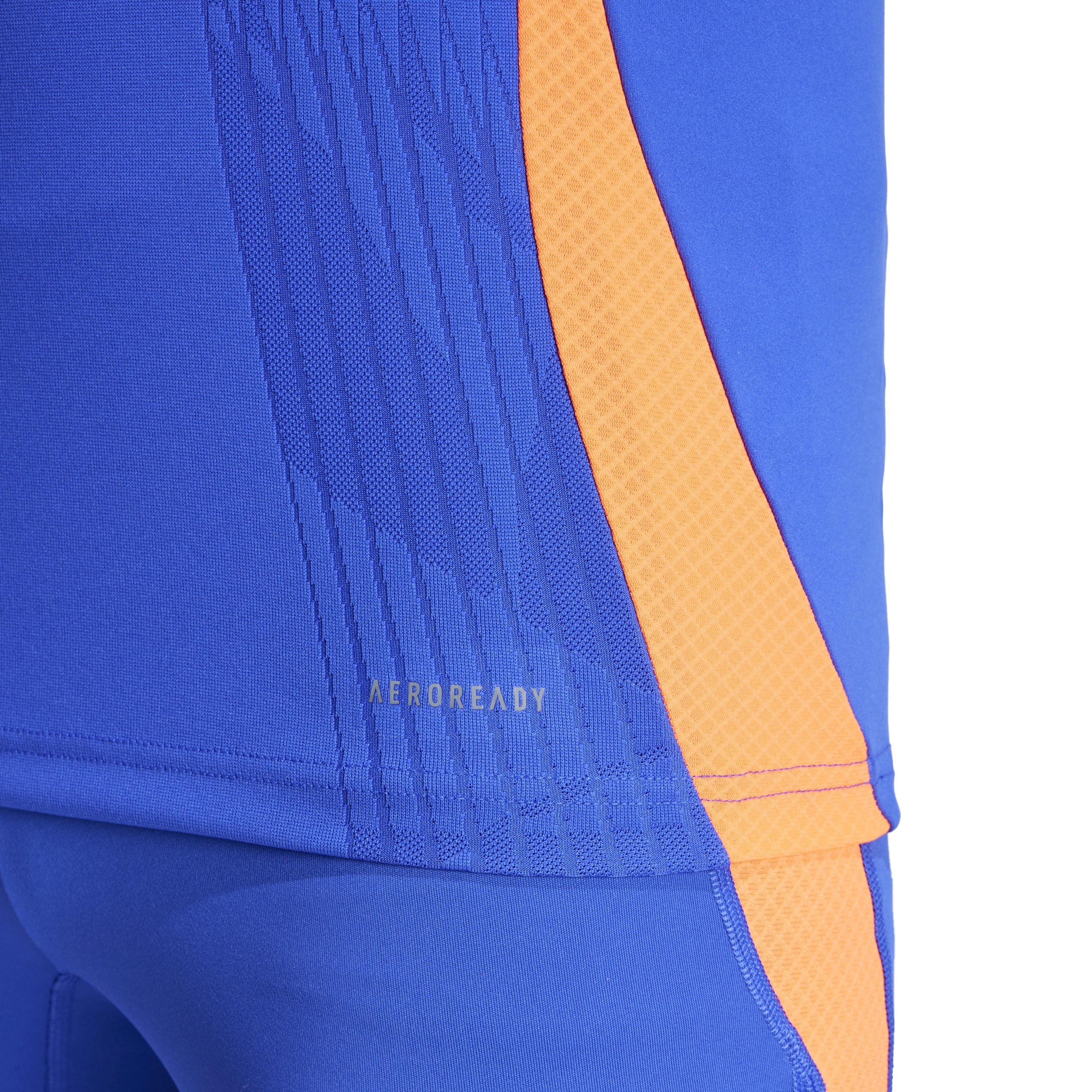 Blauw - adidas - Tiro24 P Tr Top T-Shirt Mens - 4