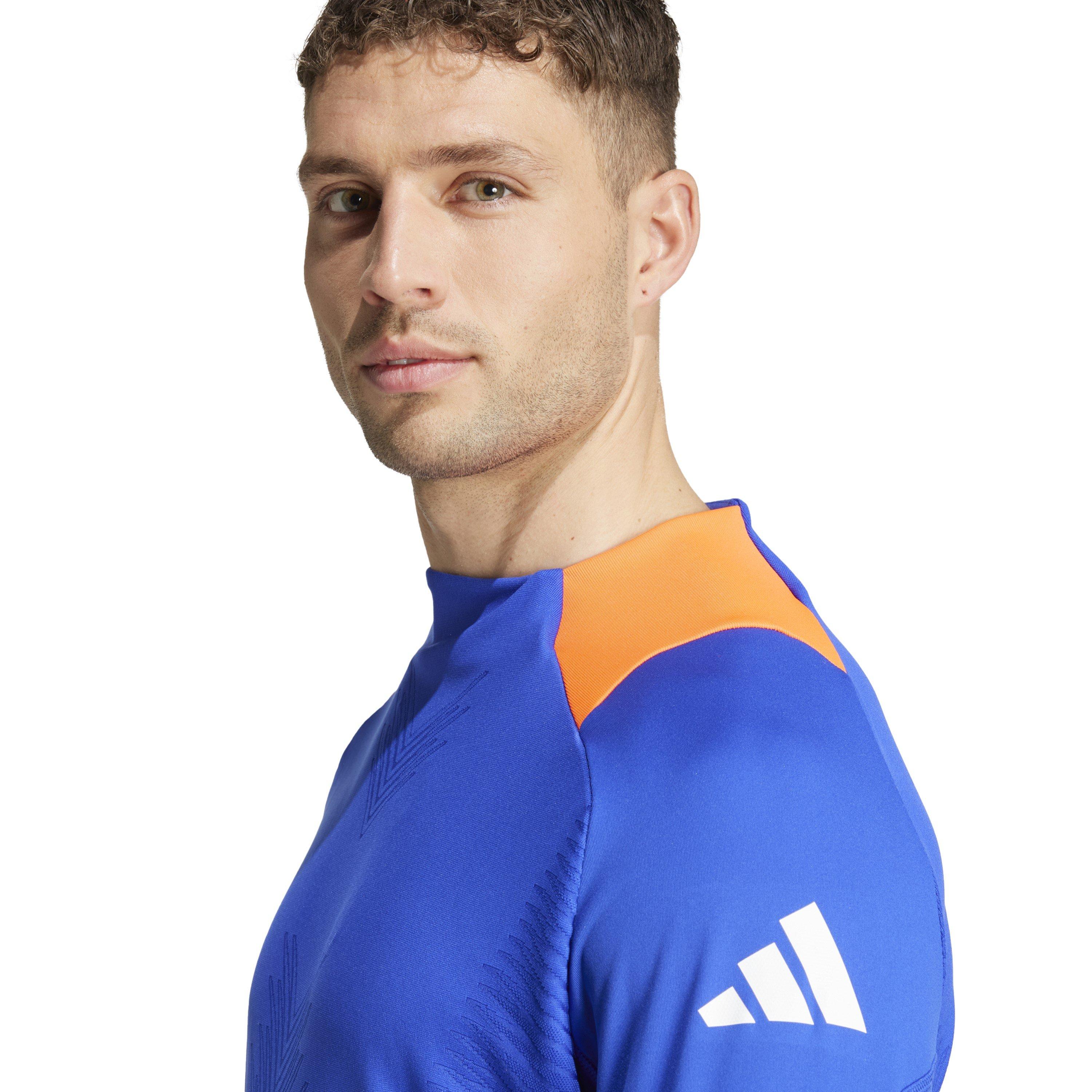 Blauw - adidas - Tiro24 P Tr Top T-Shirt Mens - 5