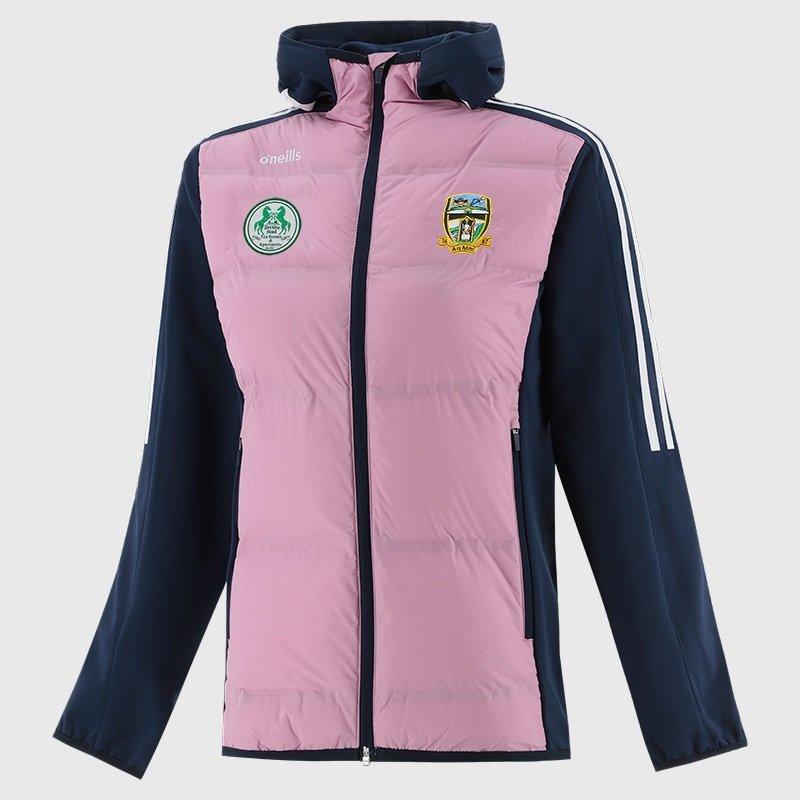 PNK/MNE/WHI - ONeills - Kids' Hydra Meath Padded Hooded Windproof Performance Training Jacket - 1