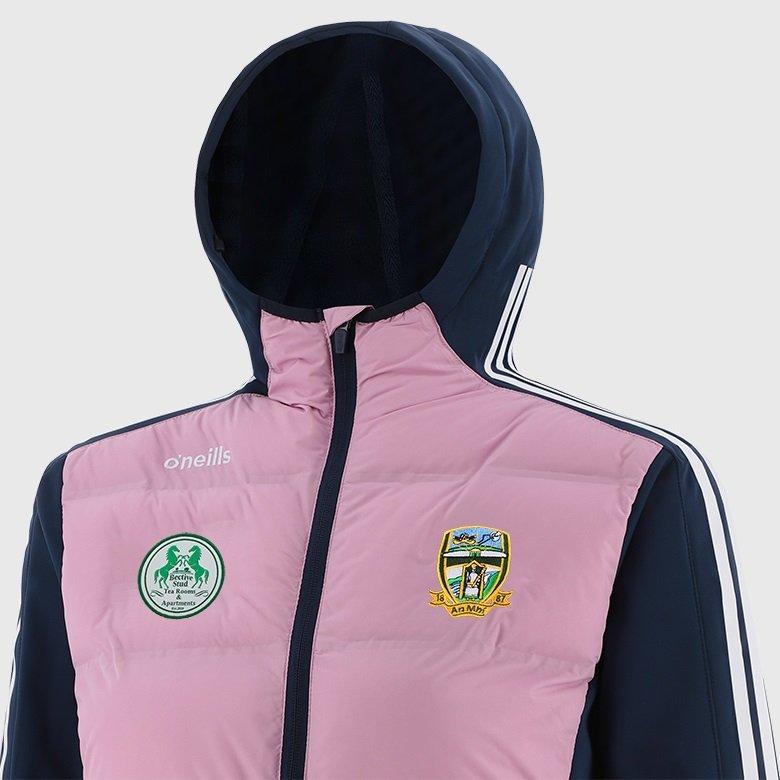PNK/MNE/WHI - ONeills - Meath Hydra Padded Hooded Jacket Girls - 2