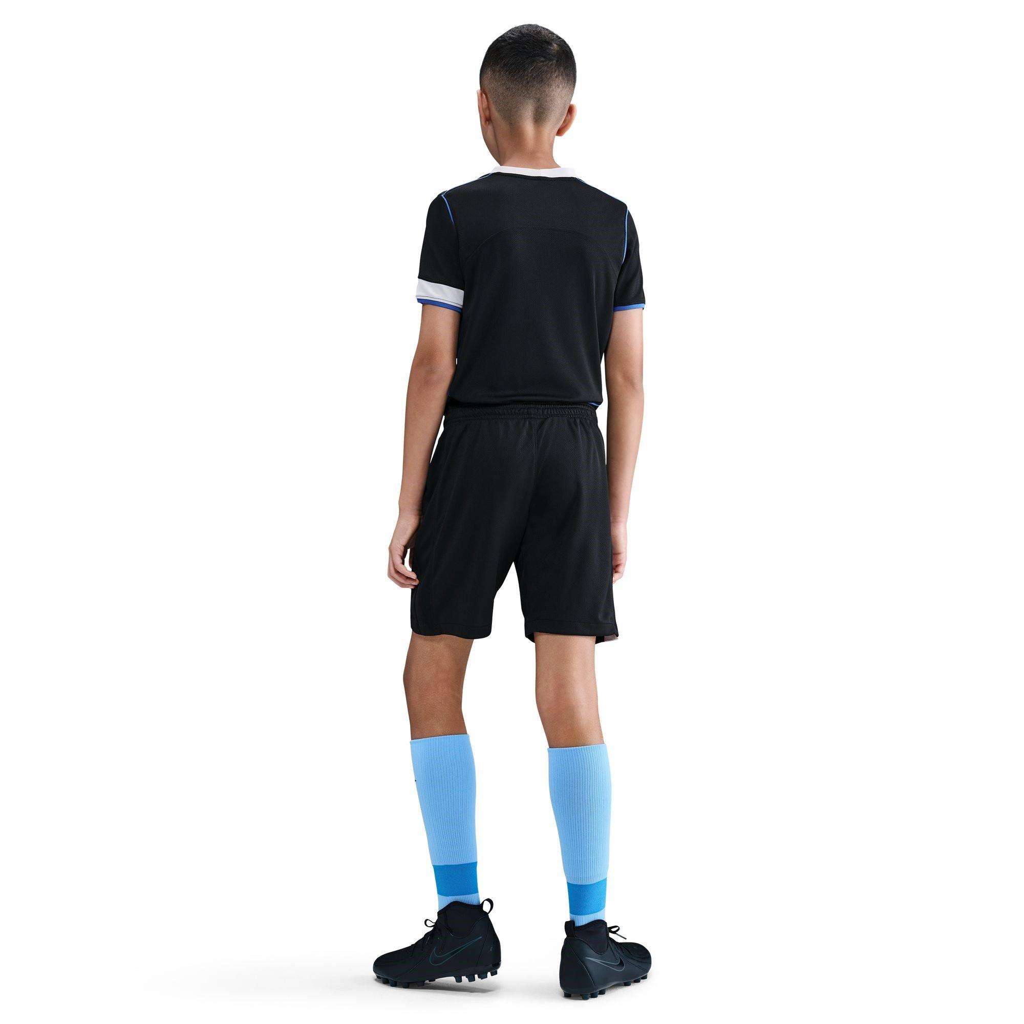 Black/Silver - Nike - Chelsea Third Shorts 2025 2026 Juniors - 4