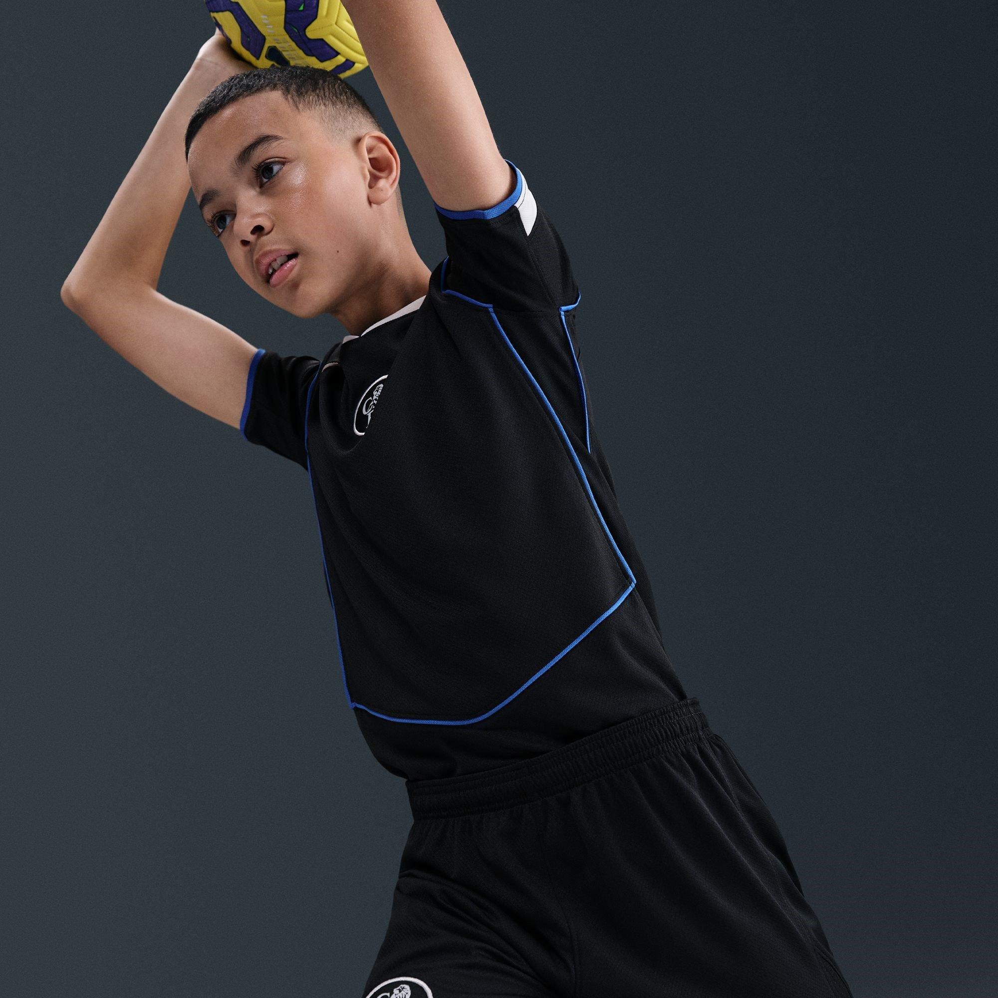 Black/Silver - Nike - Chelsea Third Shorts 2025 2026 Juniors - 10