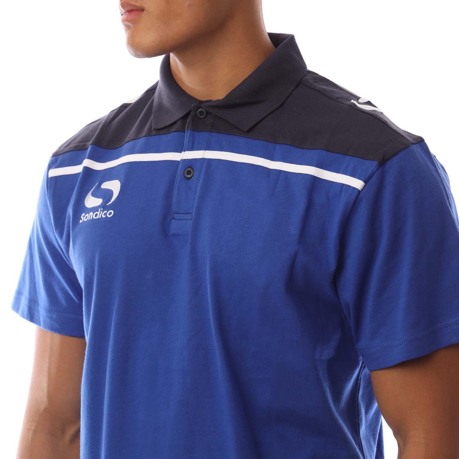 Royal/Navy - Sondico - Men's Performance Polo Shirt - 3