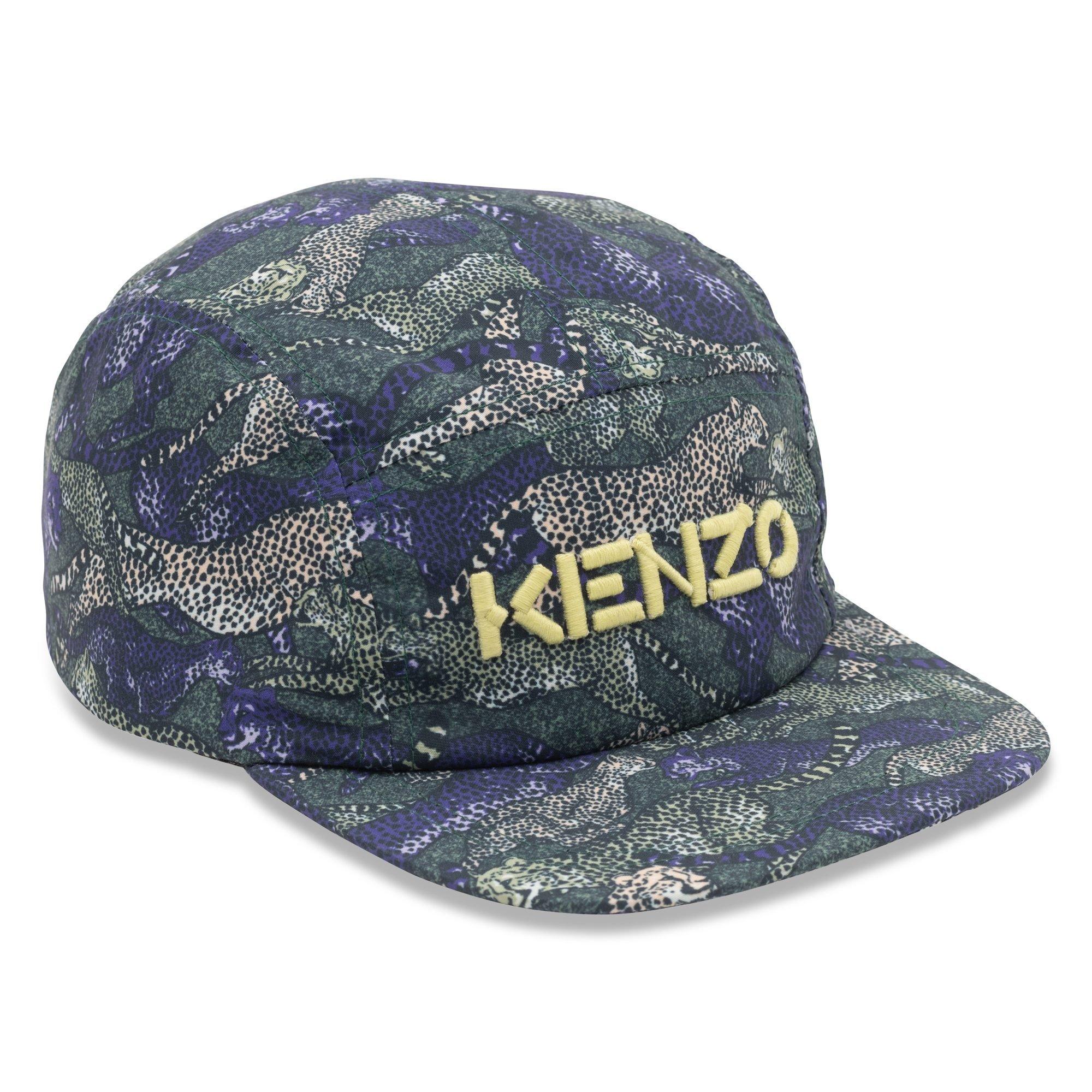 Khaki - Kenzo - Flat Peak Cap - 1