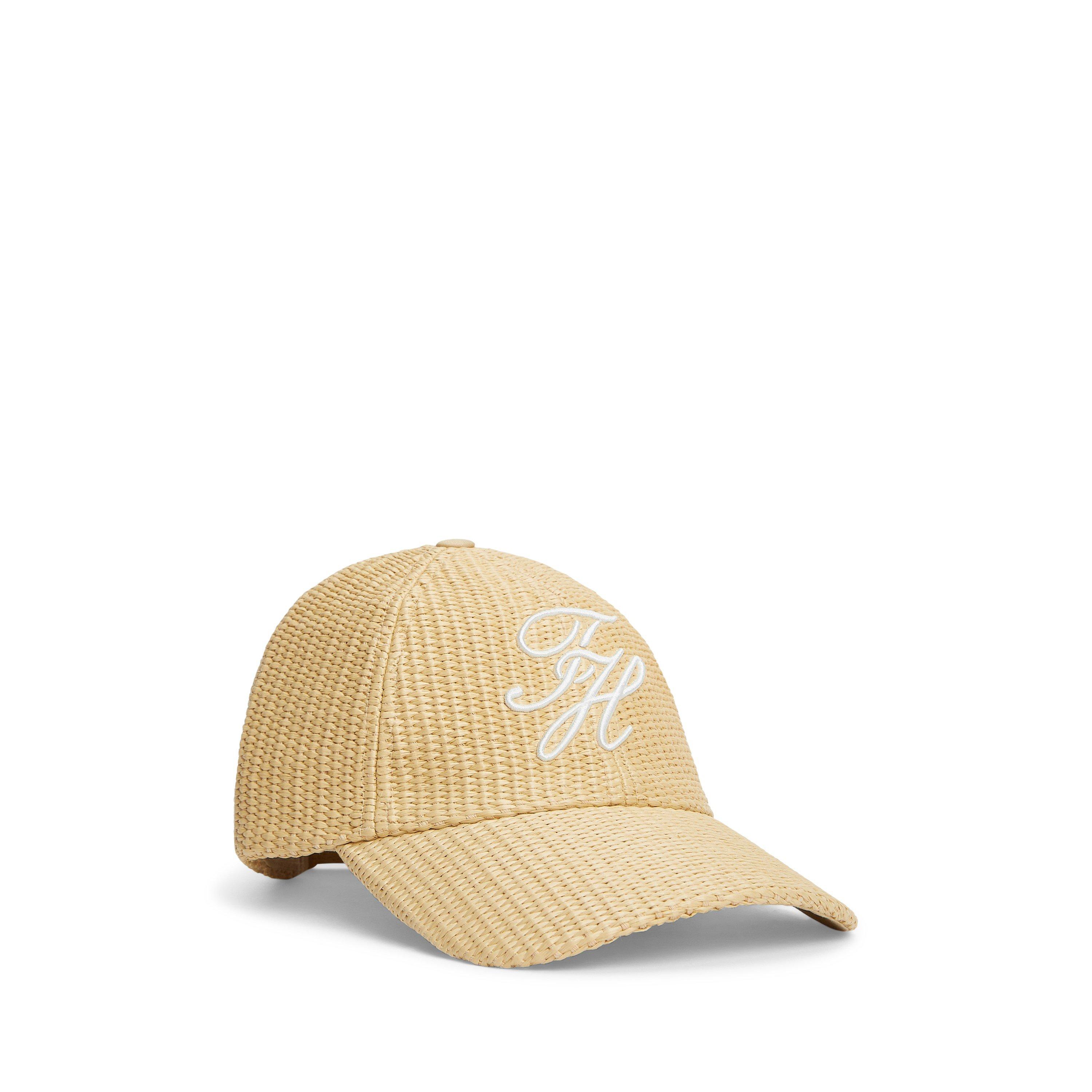 Tommy Hilfiger Women's Baseball Cap - Neutral Raffia - Ladies