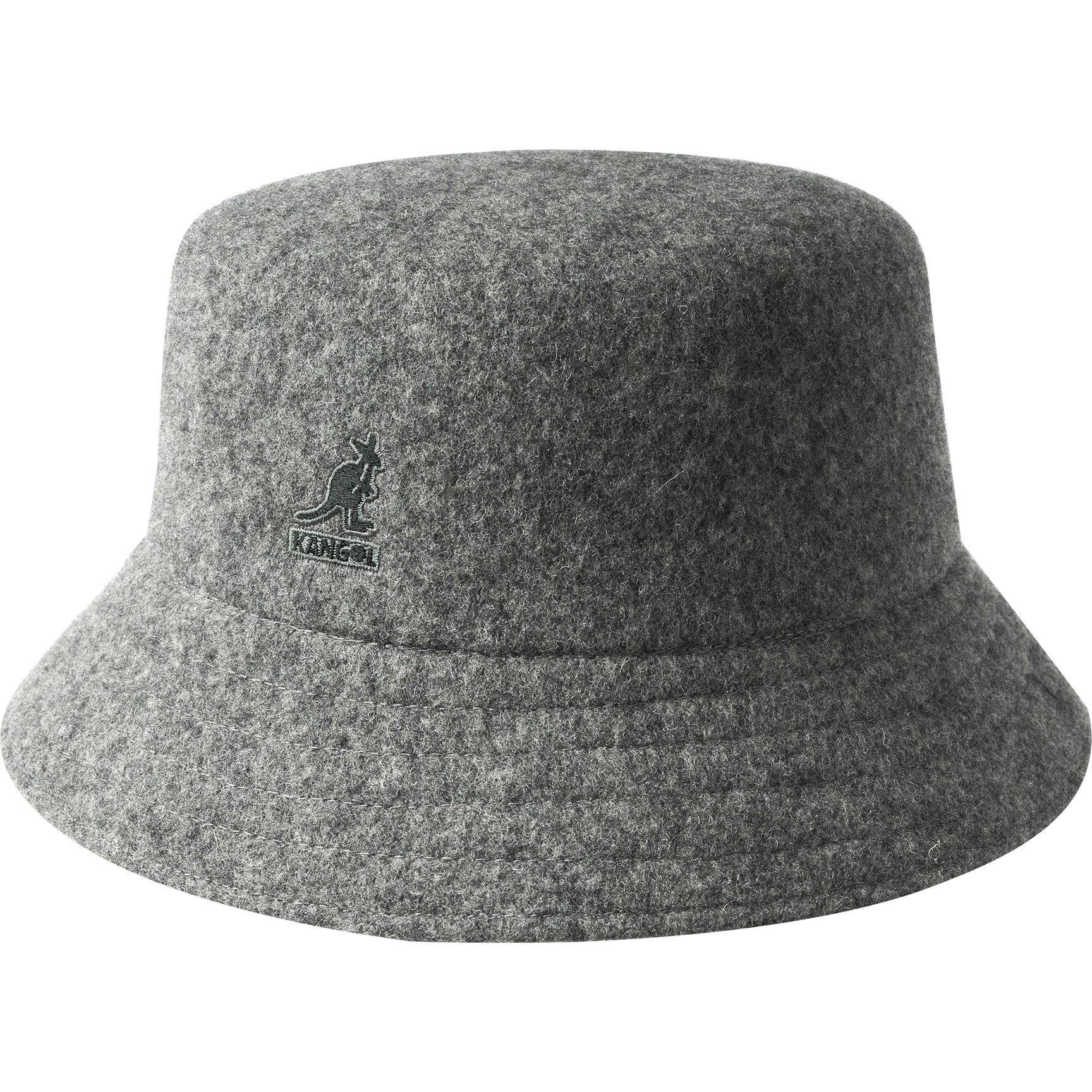Kangol  Wool Lahinch Seamless Knitted Bucket Hat - Flannel - Small