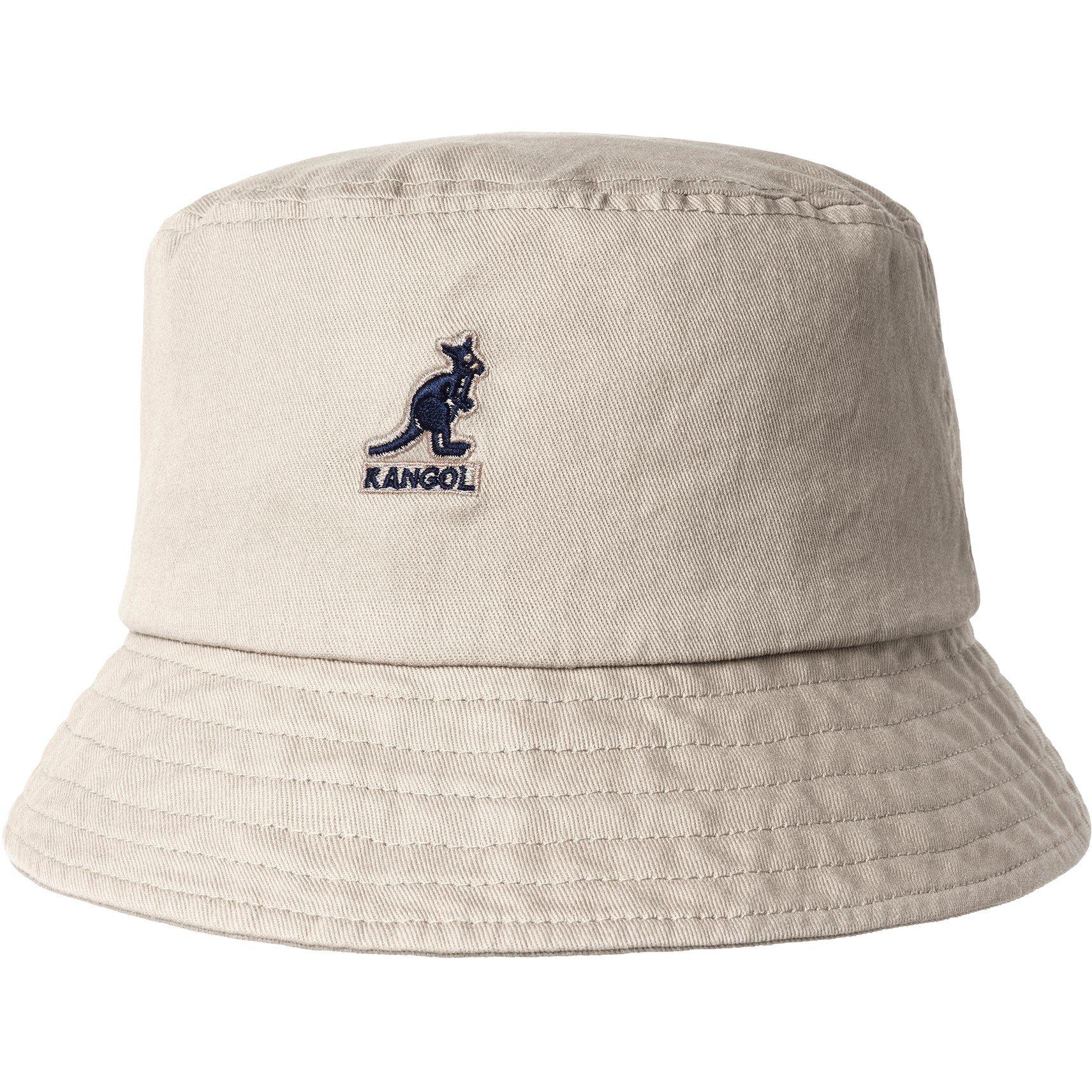 Kangol Adults Washed Bucket Hats - Beige - Large