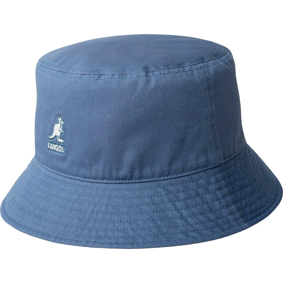 Kangol Adults Washed Bucket Hats - Denim Blue - Medium
