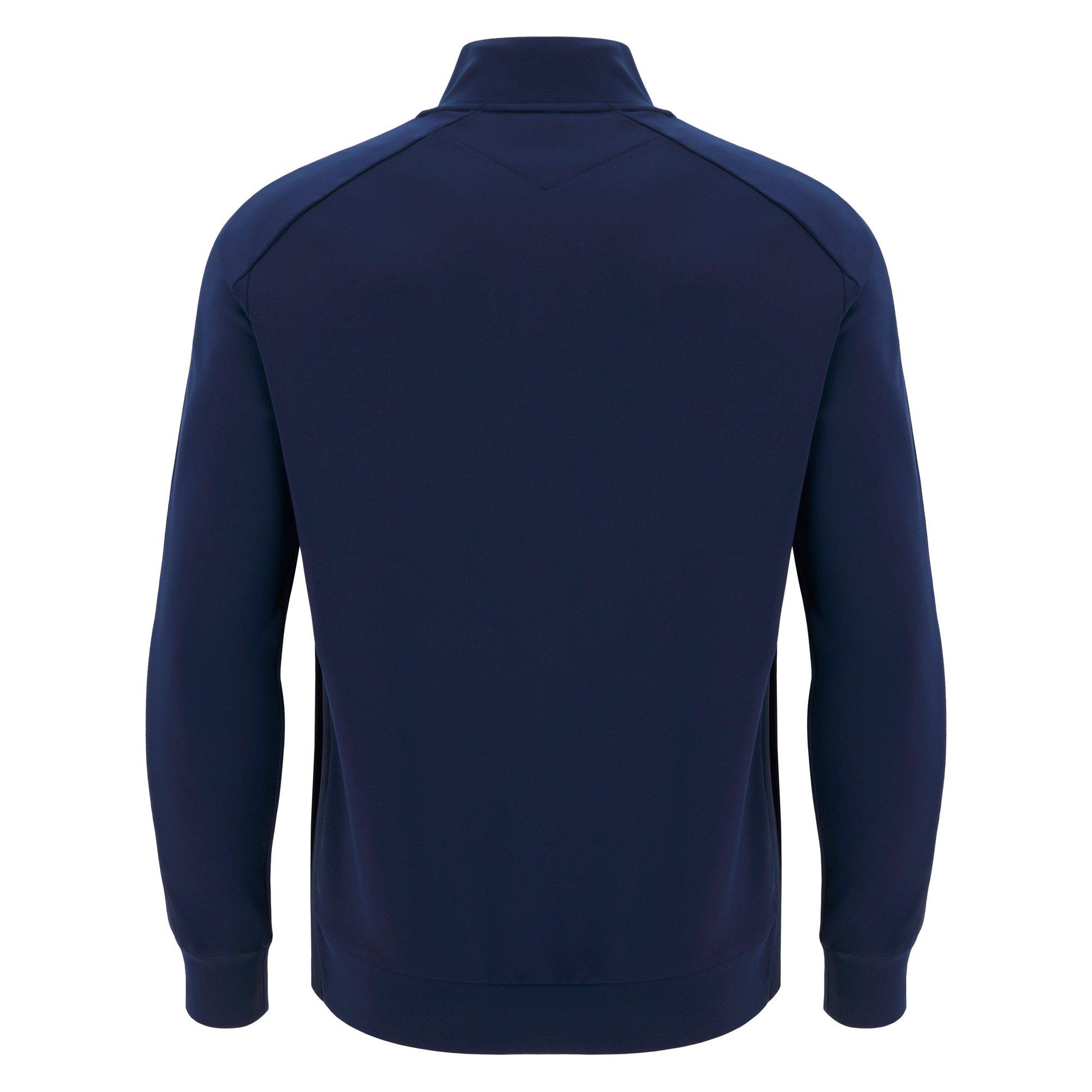 Blu Navy Viola - Macron - Anthem Scotland Rugby 2025 Long Sleeve Performance Rugby Jacket - 2