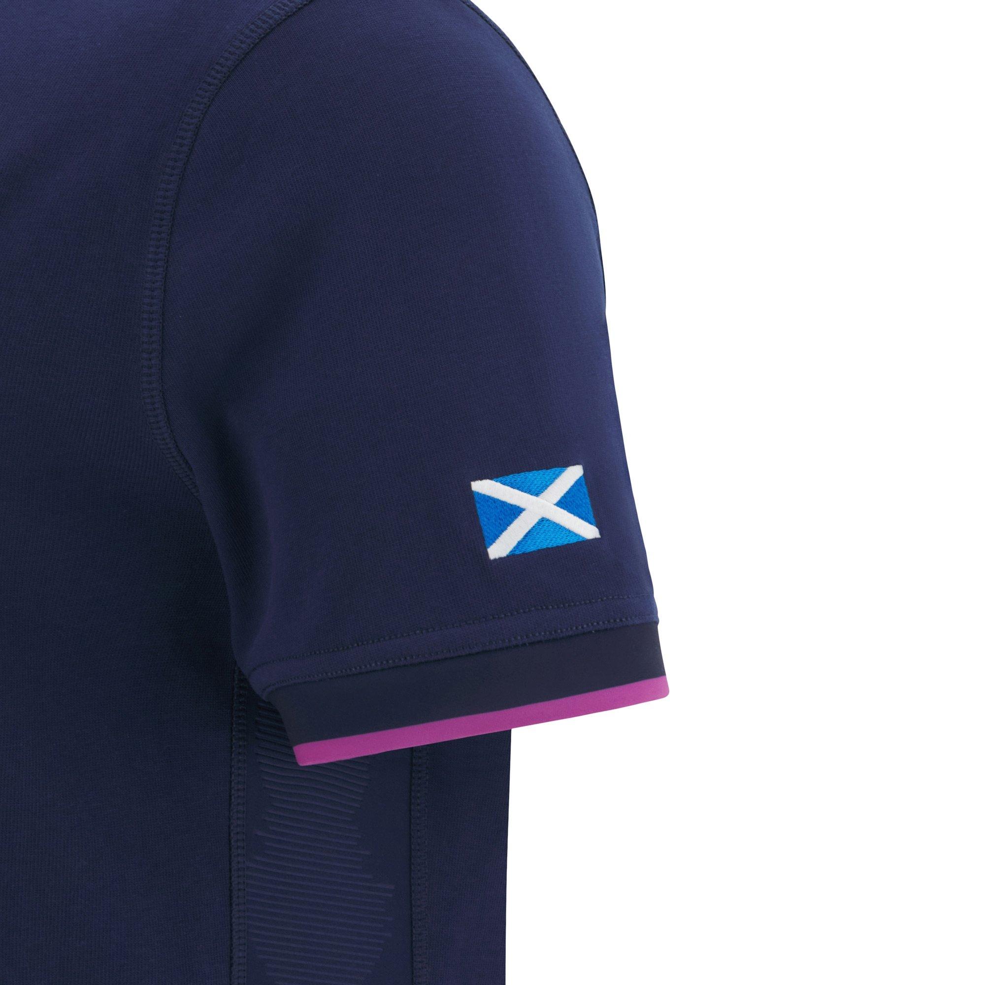 Marine - Macron - Scotland Rugby Home Shirt 2025 Adults - 4