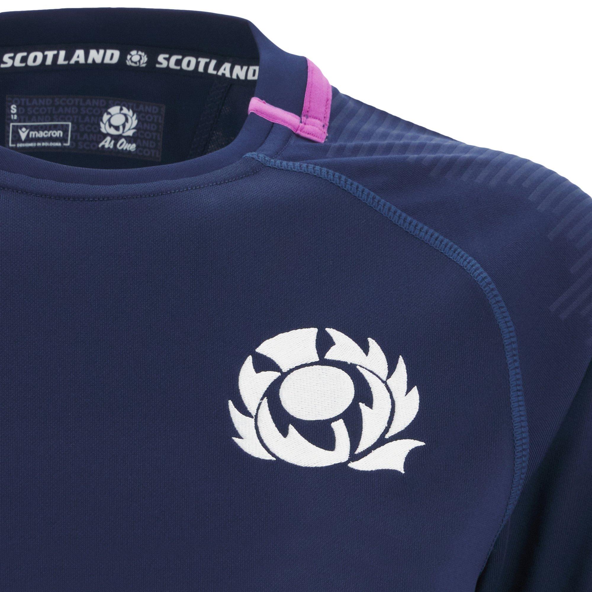 Navy - Macron - Scotland Rugby Home Shirt 2025 Womens - 3
