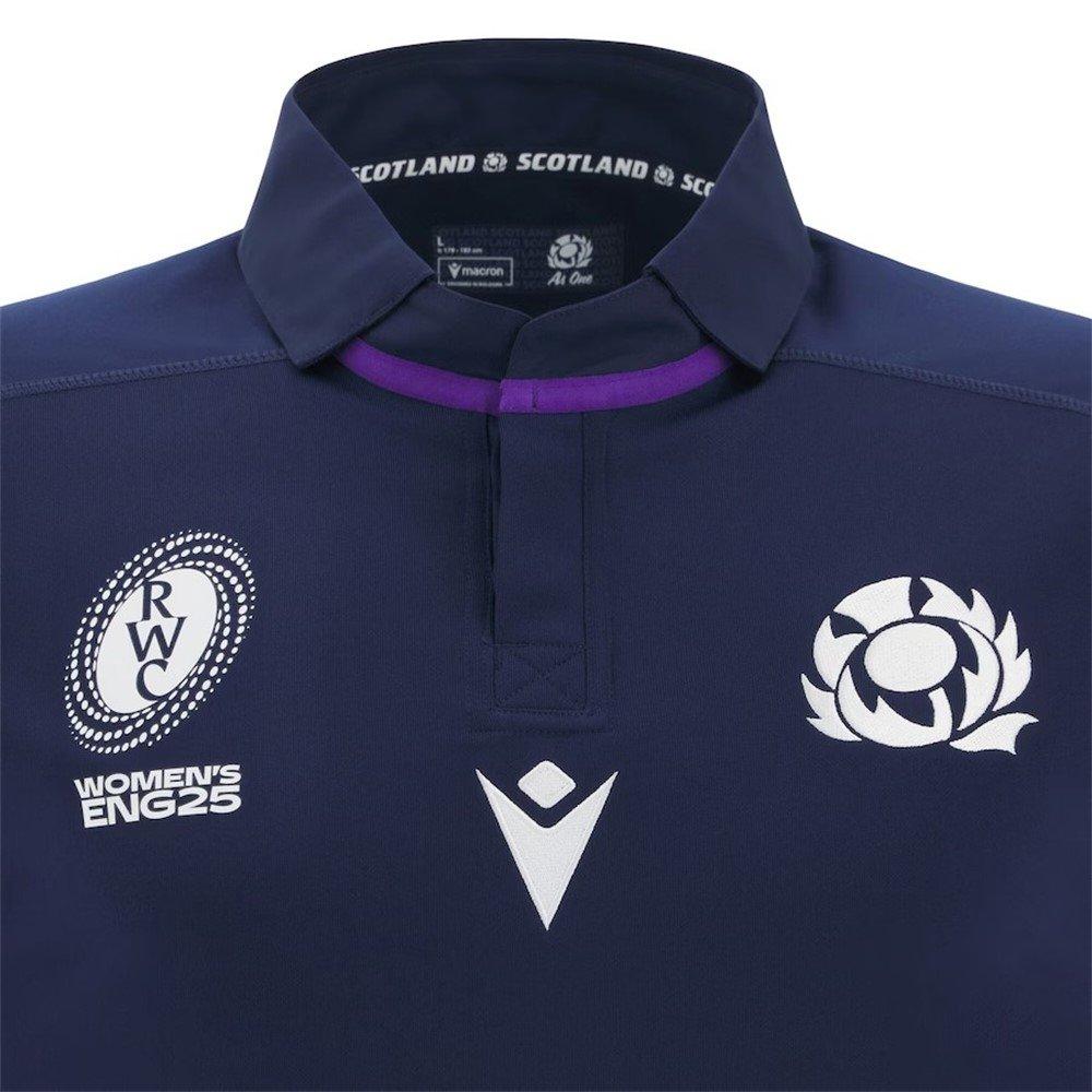 Navy - Macron - Scottish Rugby World Cup Home Shirt 2025 Womens - 3
