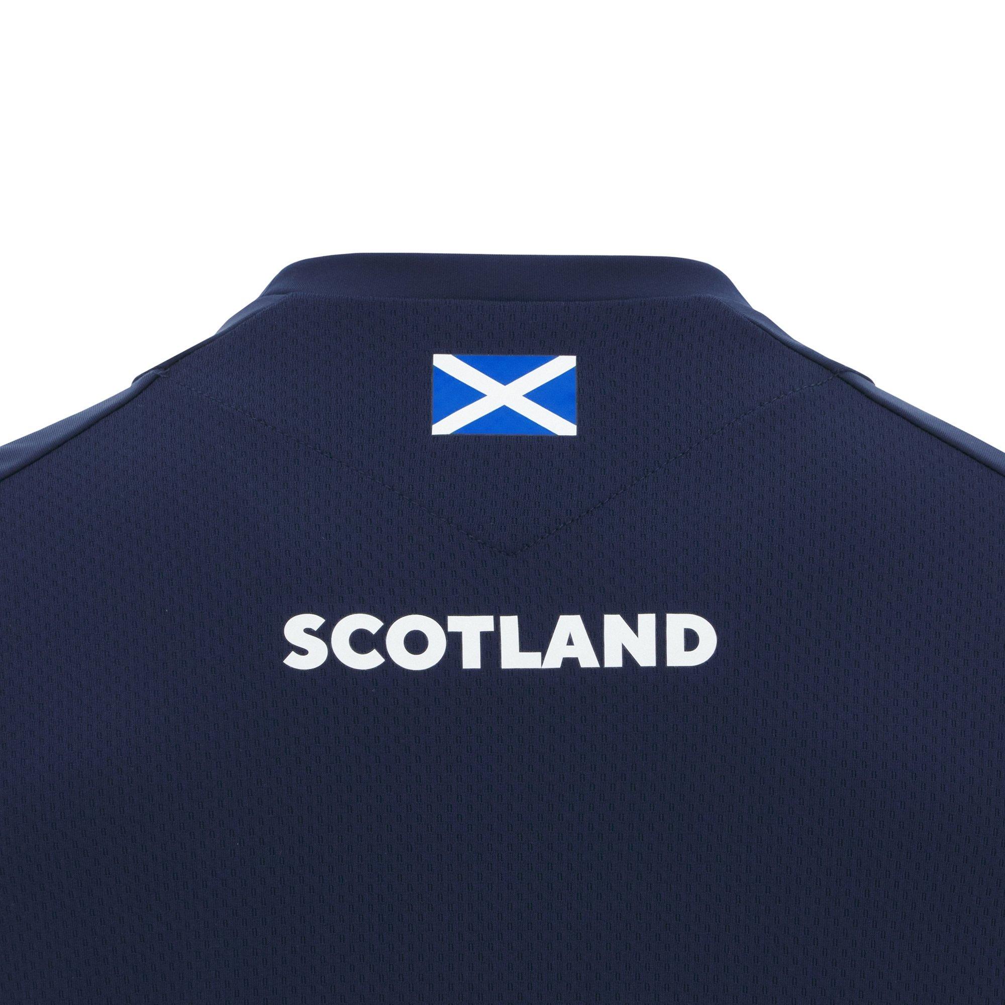 Navy/Sky - Macron - Scotland Rugby Sleeveless Shirt 2025 Adults - 4