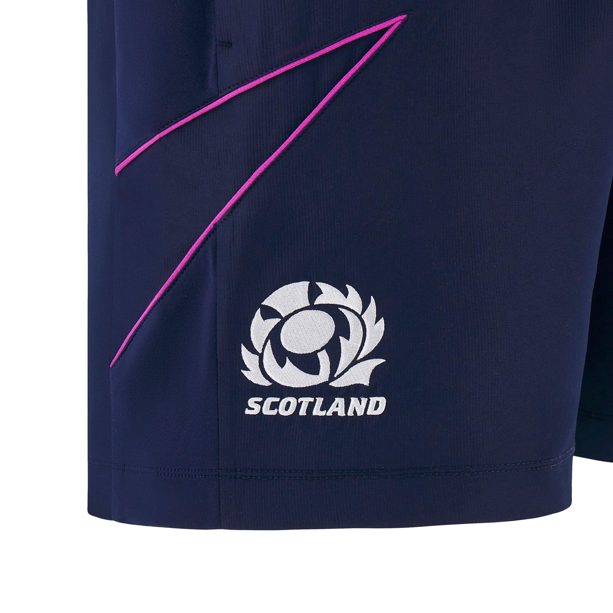 Navy/Sky - Macron - Scotland Rugby Bermuda Shorts 2025 Adults - 3
