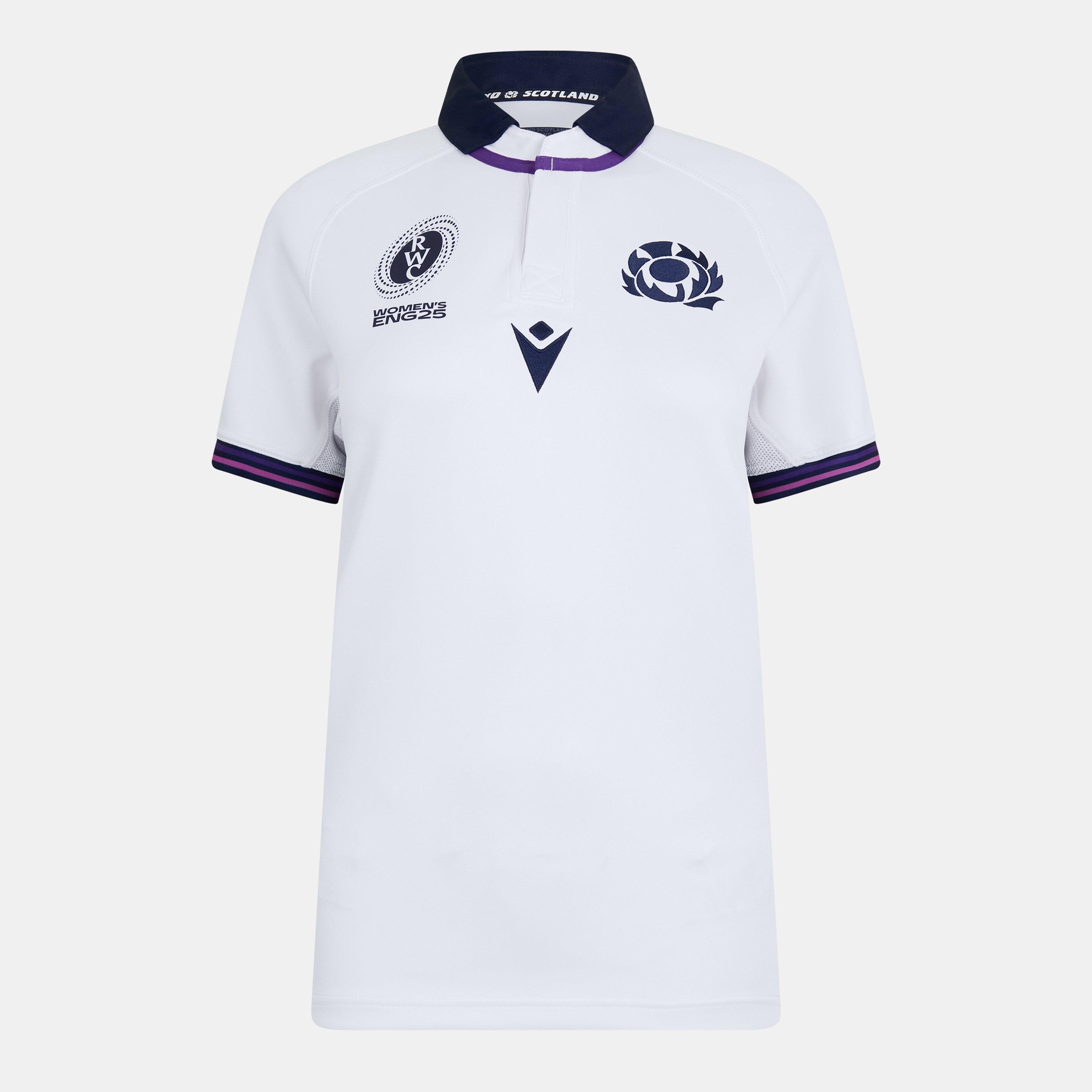 White - Macron - Scotland Women’s Rugby World Cup Away Shirt 2025 Women’s - 1