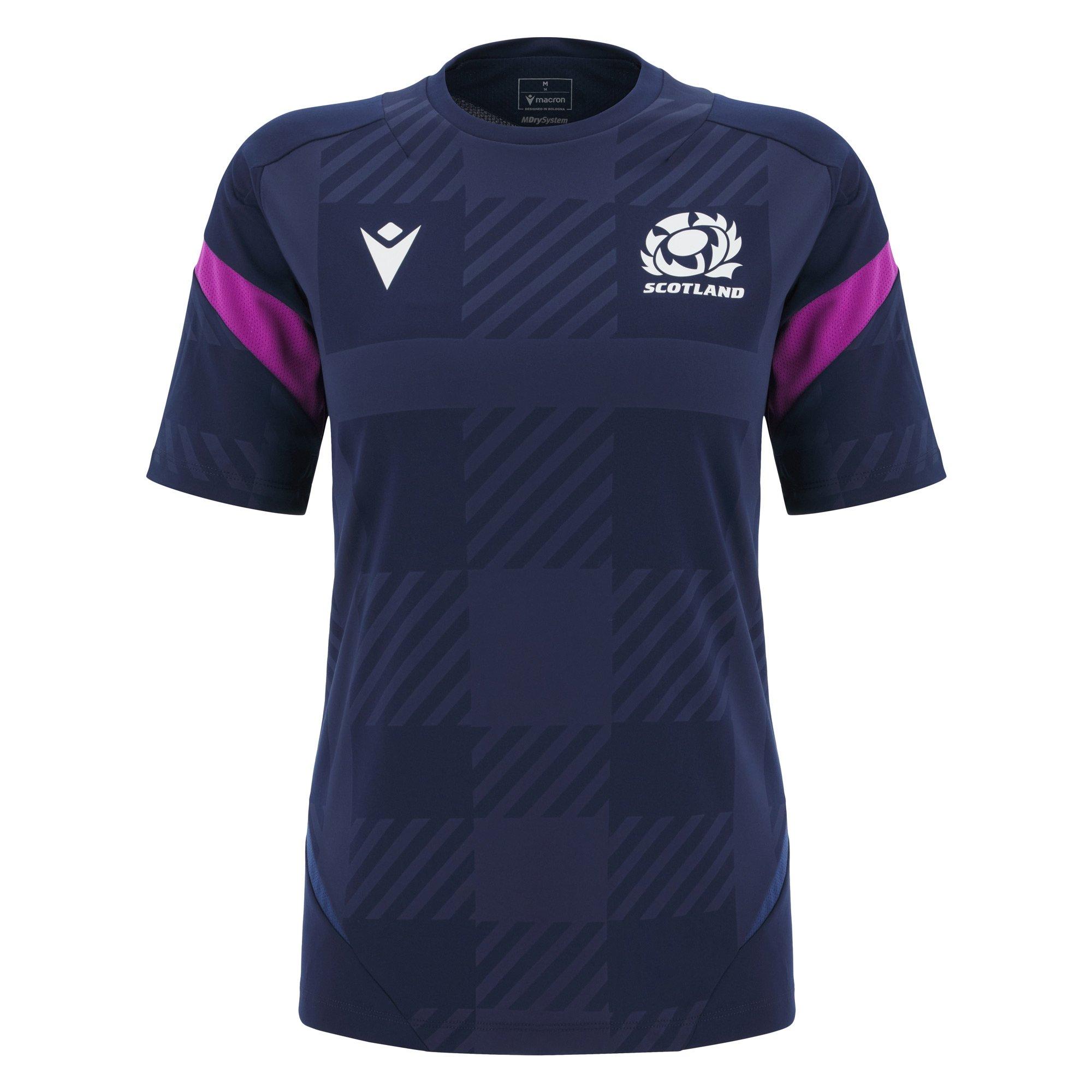 Macron Scotland Rugby Training Shirt 2025 Womens