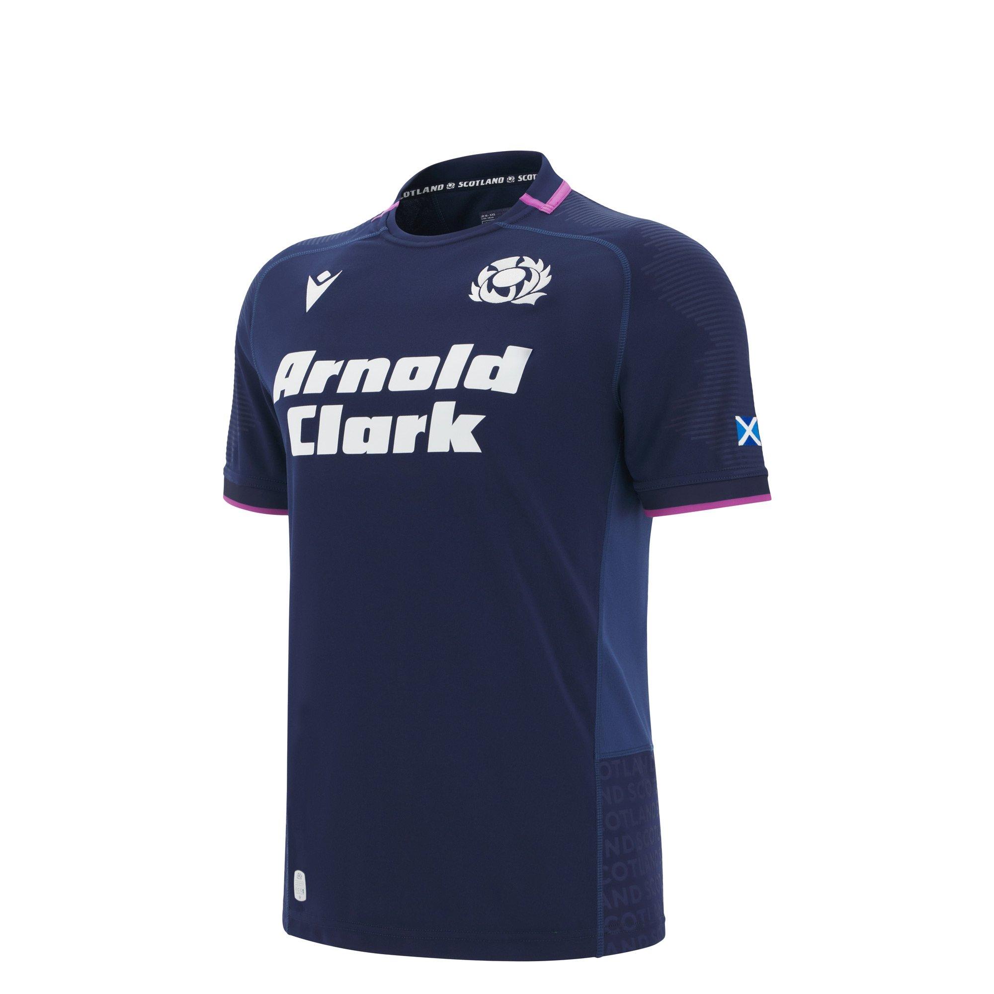 Navy - Macron - Scotland Rugby Home Shirt 2025 Juniors - 1