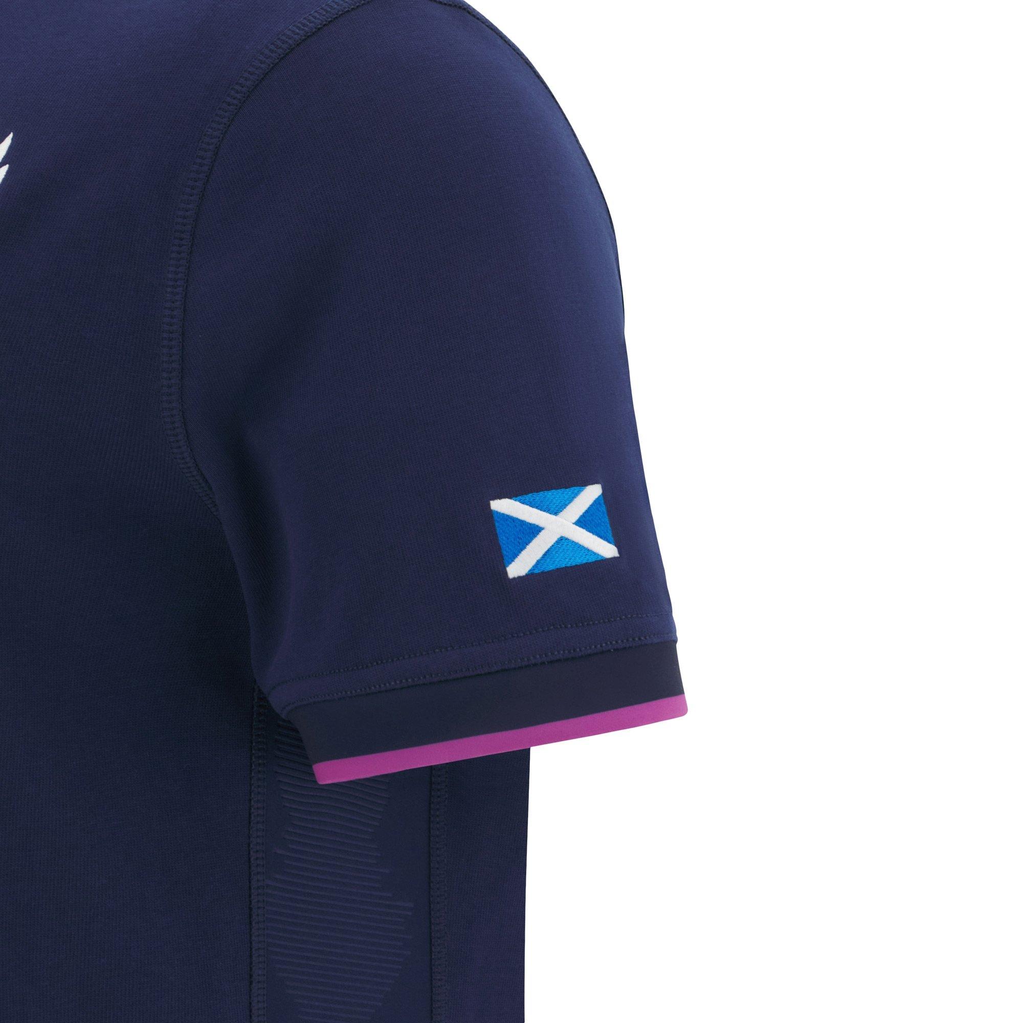 Navy - Macron - Scotland Rugby Home Shirt 2025 Juniors - 4