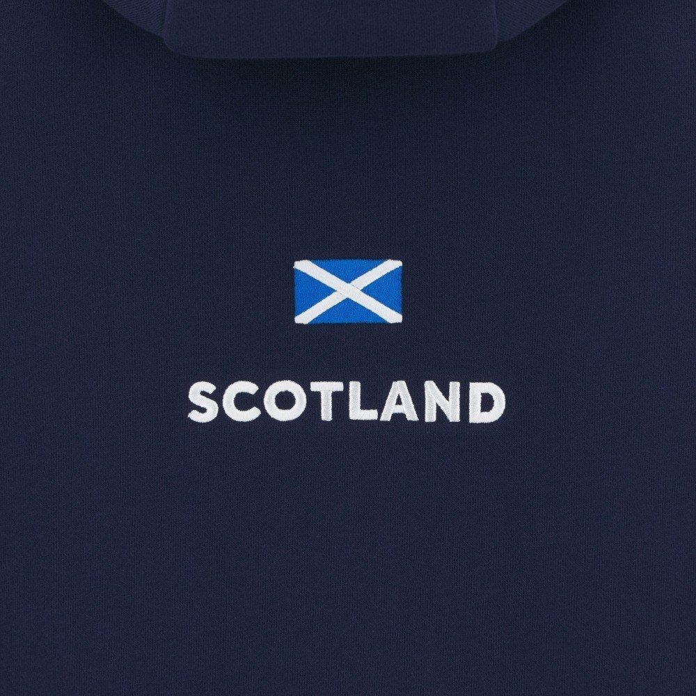 Navy/Sky - Macron - Scotland Rugby Travel Hoodie 2025 Juniors’ - 4