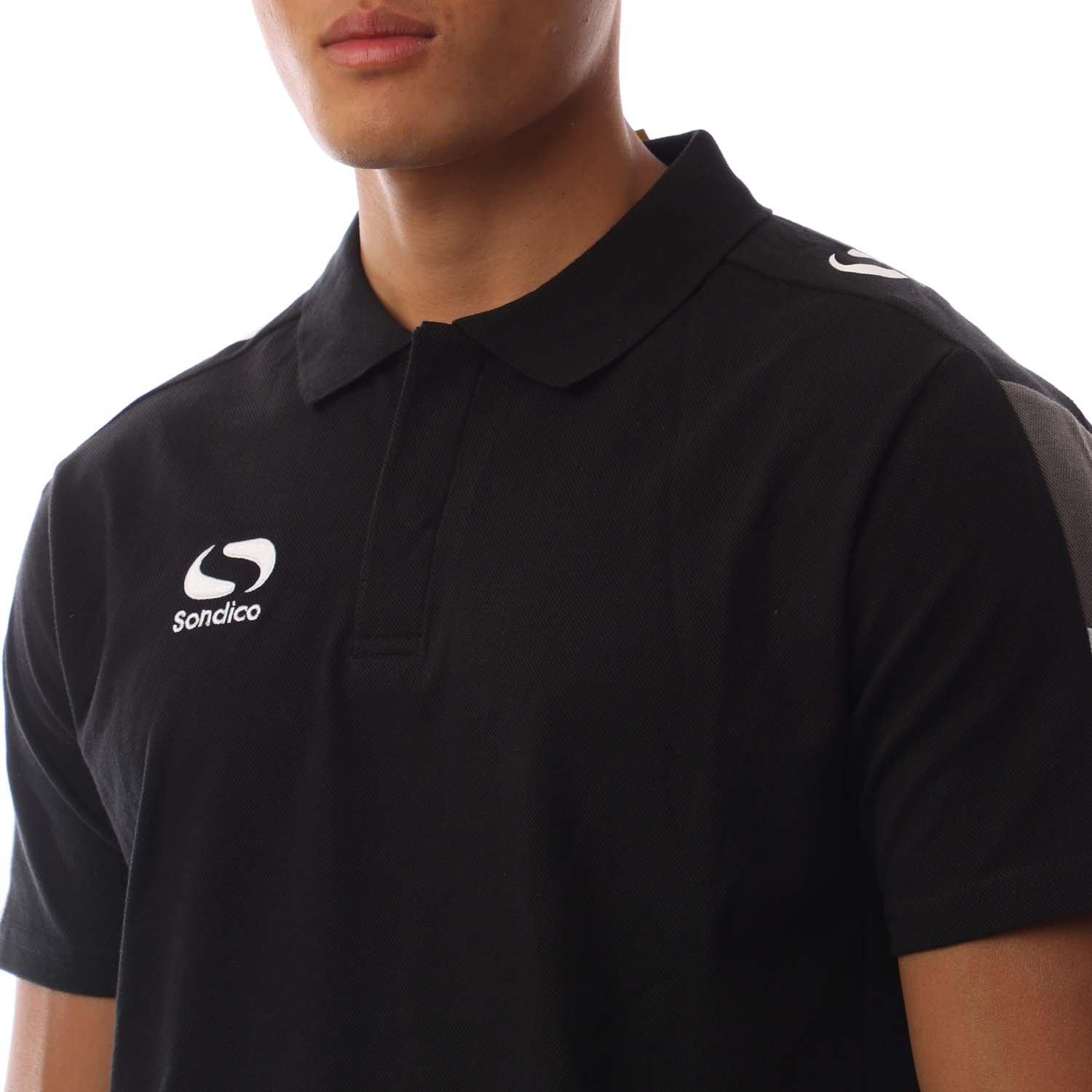 Black/Chrcl/Wht - Sondico - Venata Performance Polo Shirt - 2