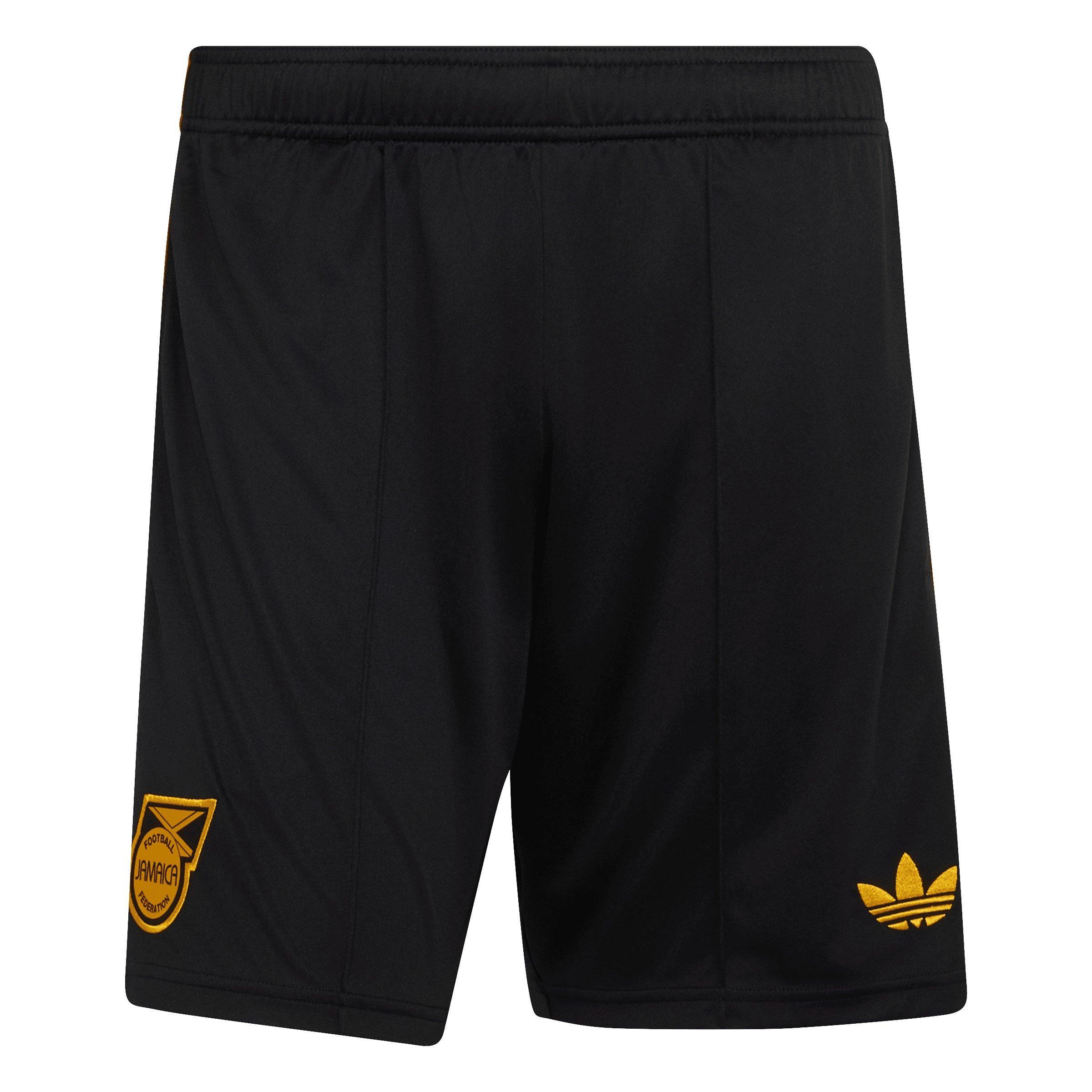 Black/Yellow - adidas - Mens Jamaica Away Shorts 2026 - 1