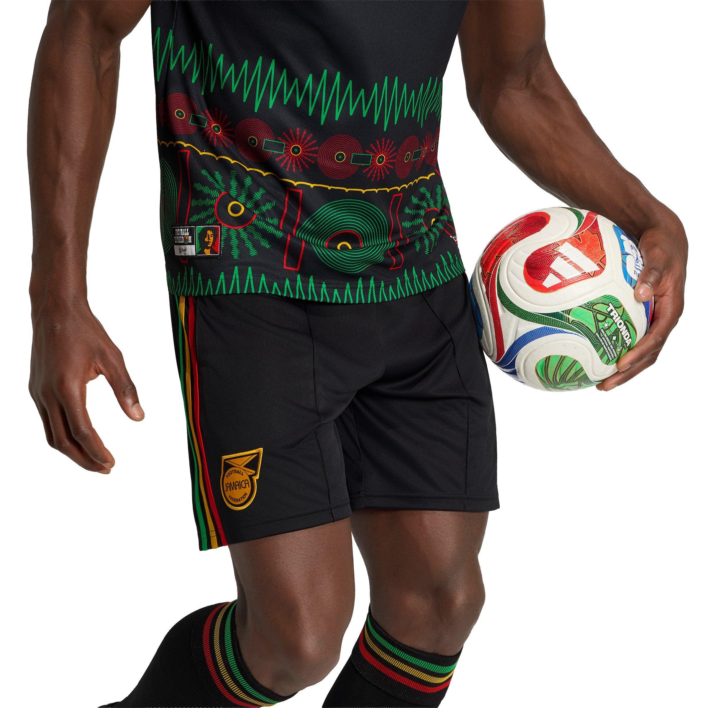 Crno/Žuto - adidas - Mens Jamaica Away Shorts 2026 - 5