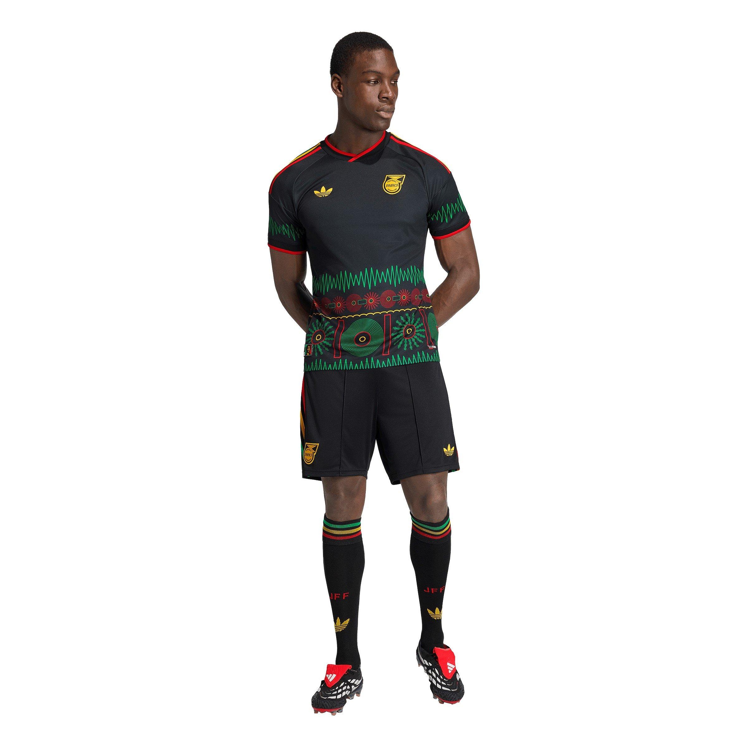Crno/Žuto - adidas - Mens Jamaica Away Shorts 2026 - 6