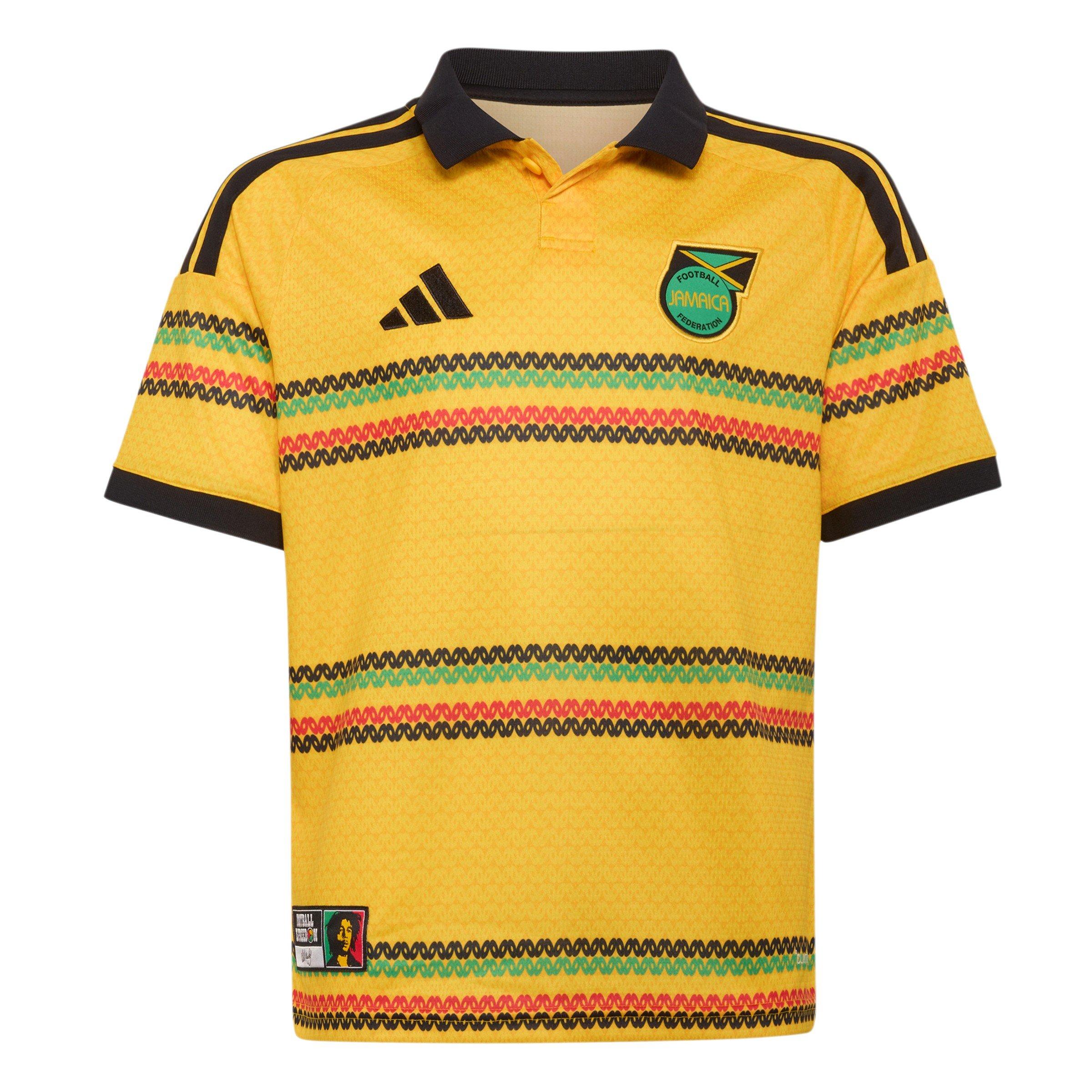 Adidas  Gold/Green Kids Jamaica Home Shirt 2026 - 11-12 Years