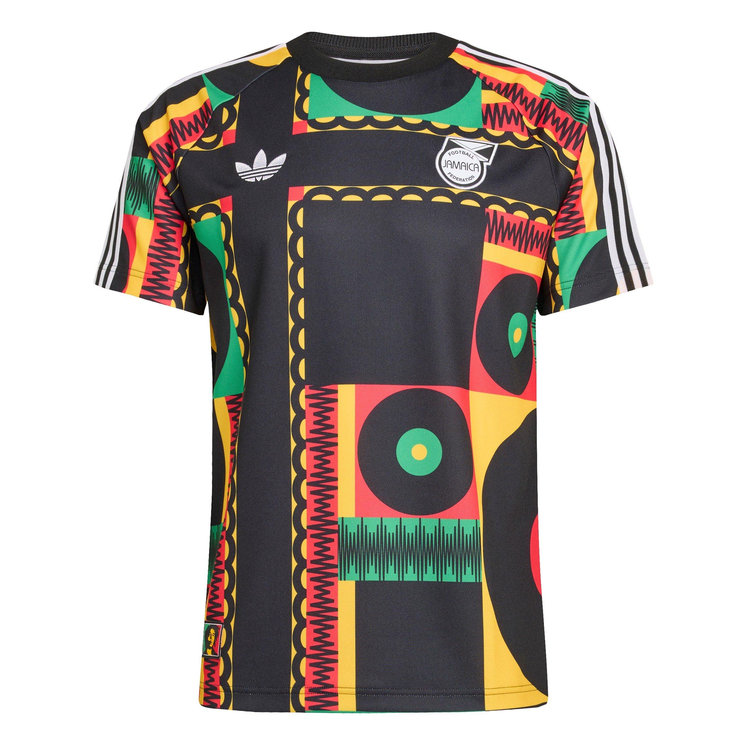 Black/Green - adidas - Mens Jamaica Originals T-Shirt - 1