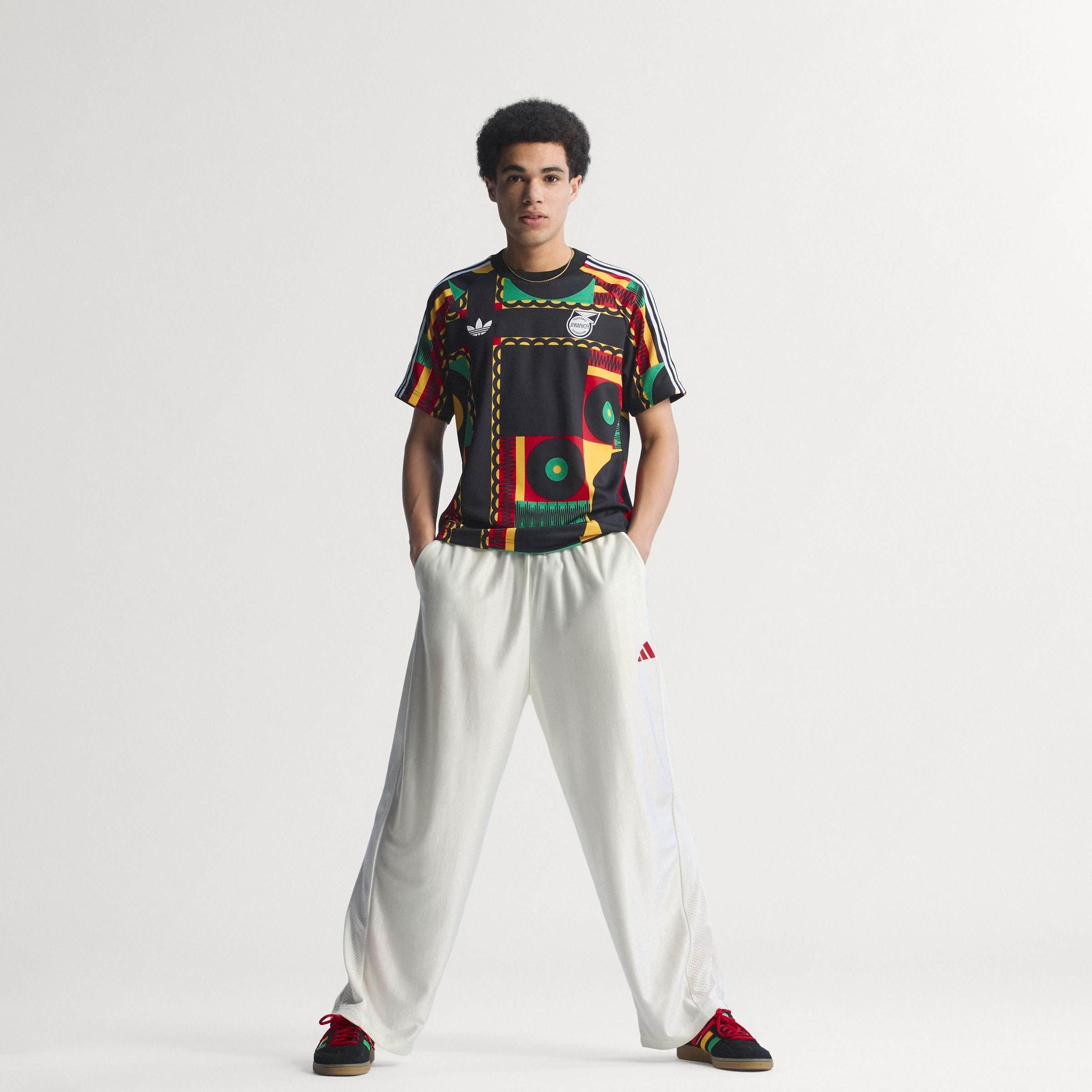 Black/Green - adidas - Mens Jamaica Originals T-Shirt - 13