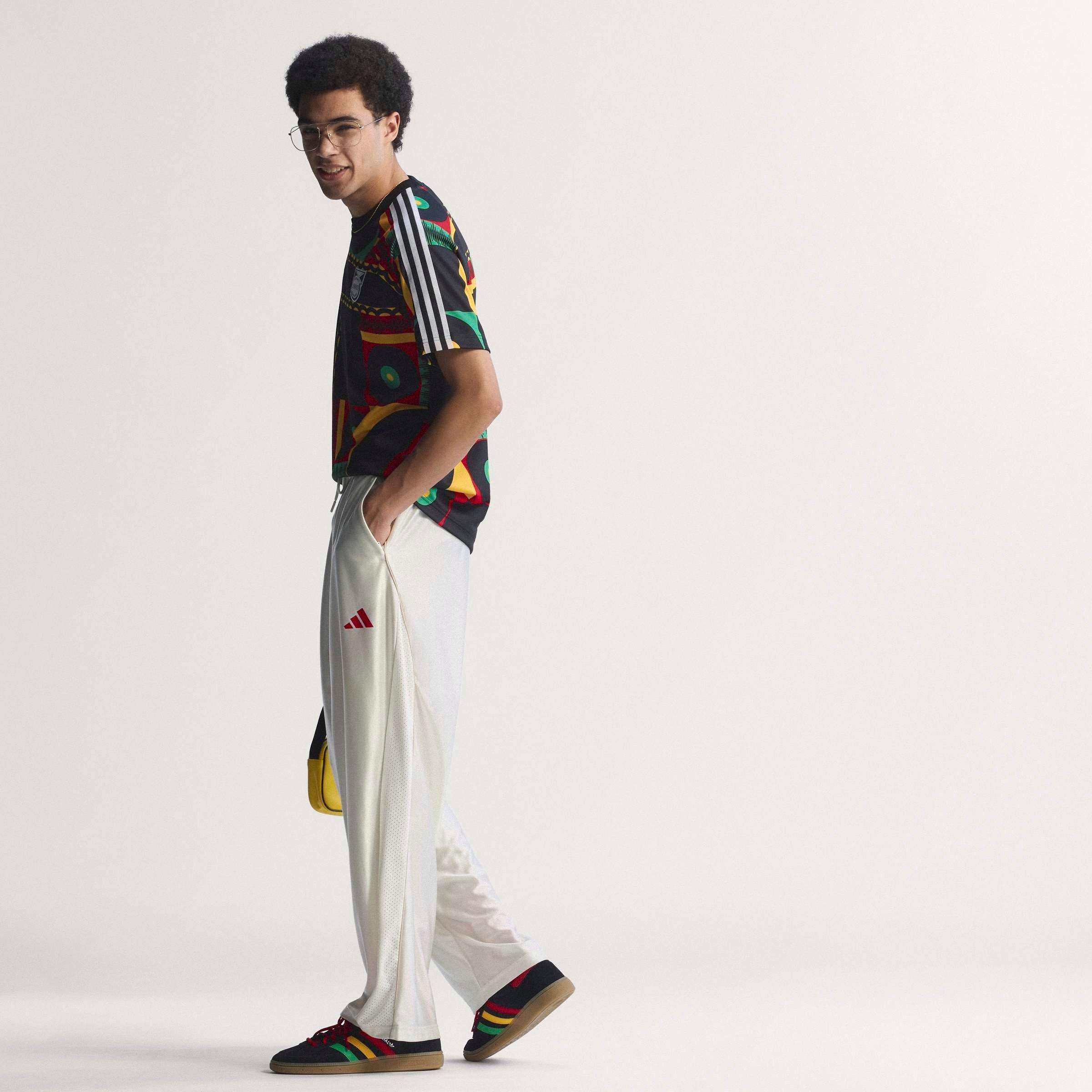 Black/Green - adidas - Mens Jamaica Originals T-Shirt - 9