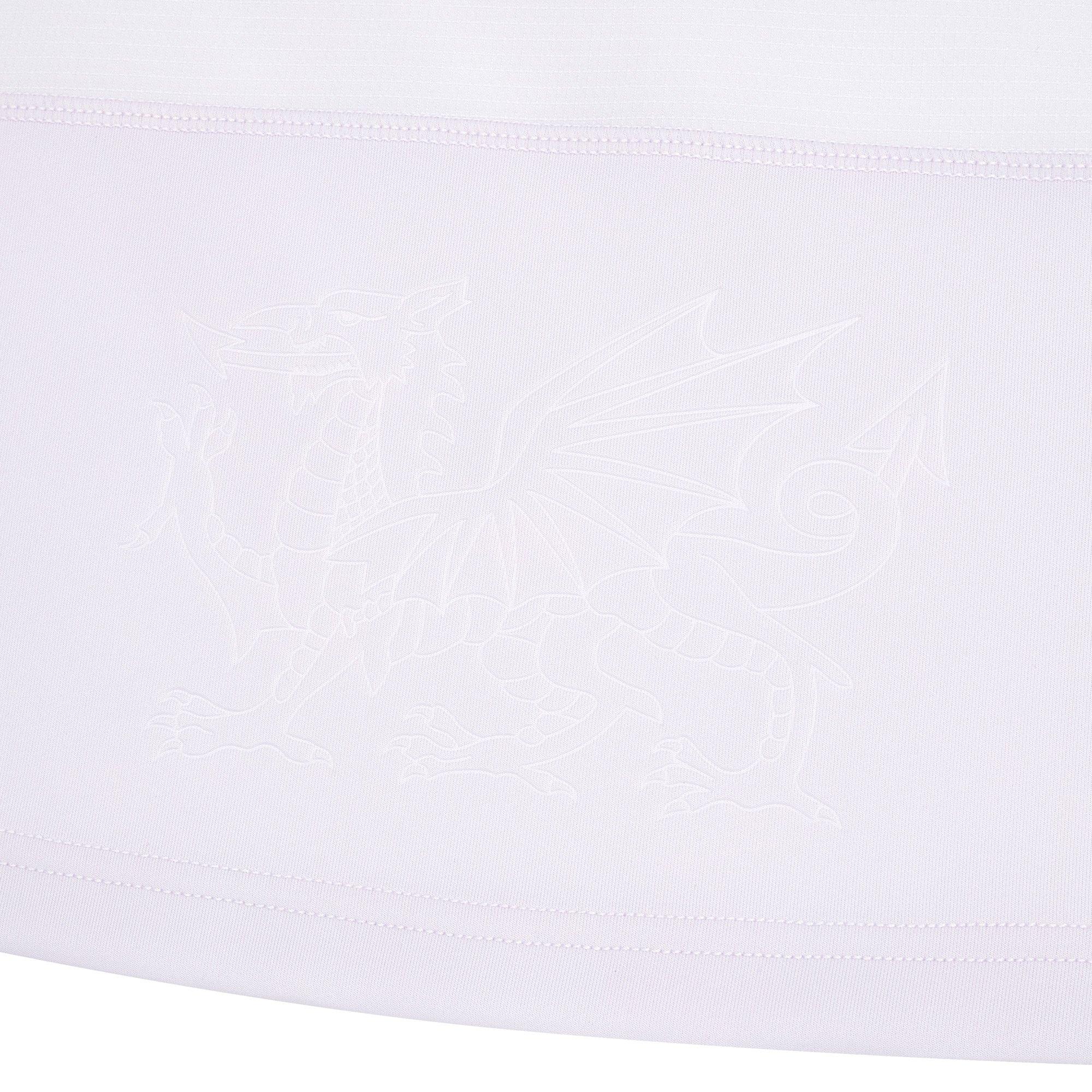 Hvid/Grøn - Macron - Welsh Rugby Union Authentic Away Shirt 2024 Adults - 6